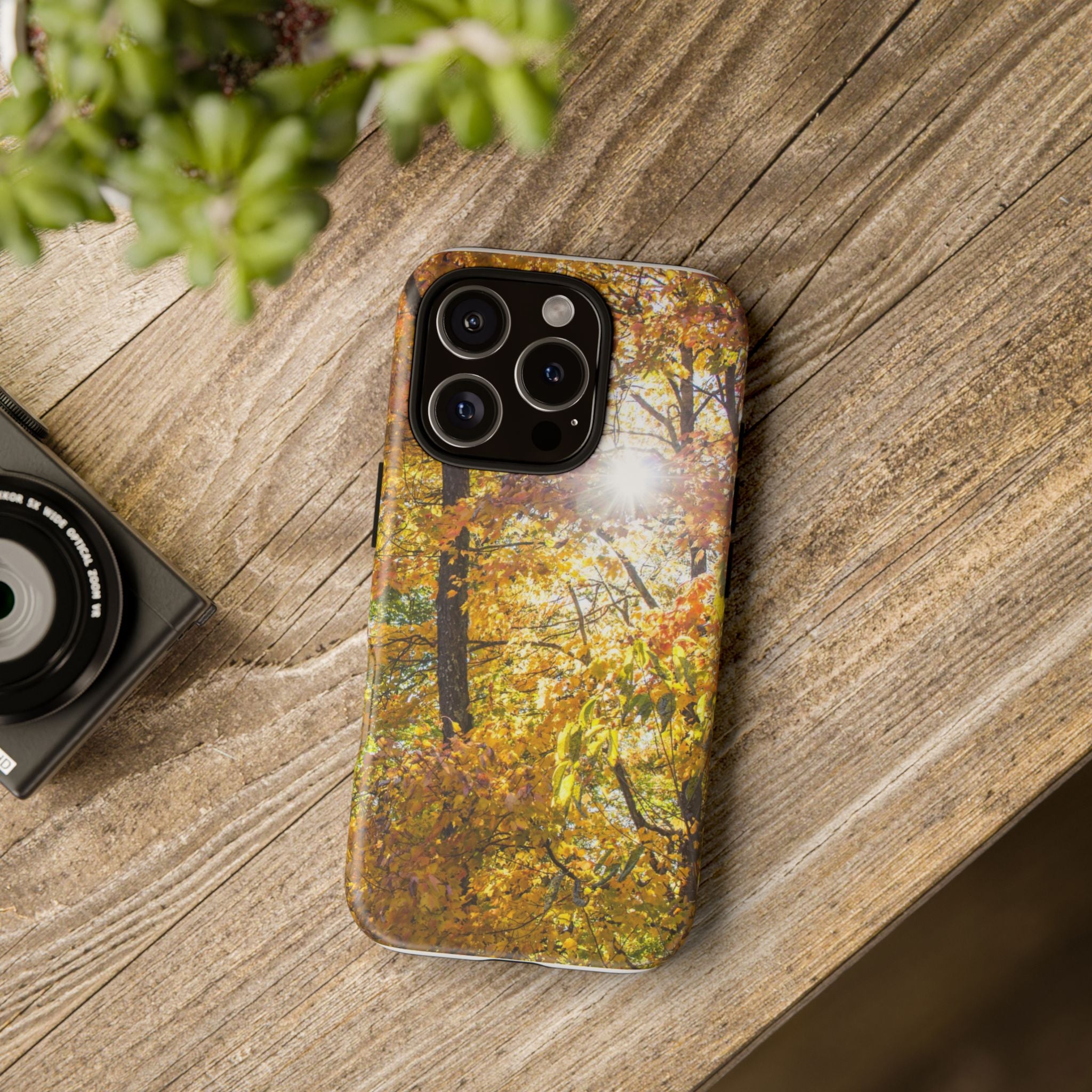 Autumn Forest Phone Case, Tough Cases for iPhone, Fall Vibes Accessories, Nature Lover Gift, Seasonal Phone Cover, Eco-Friendly Design