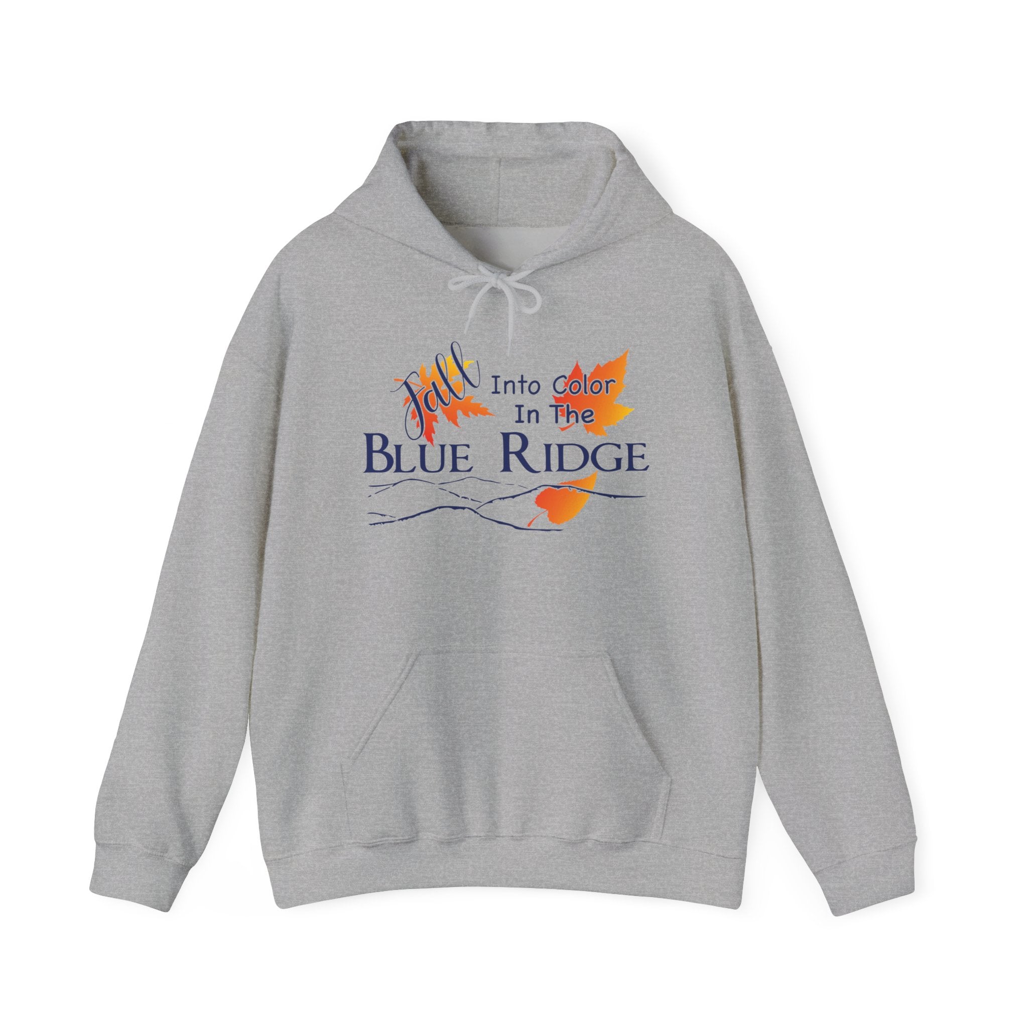 Fleece Hoodie - Fall Color in the Blue Ridge Mountains Graphic
