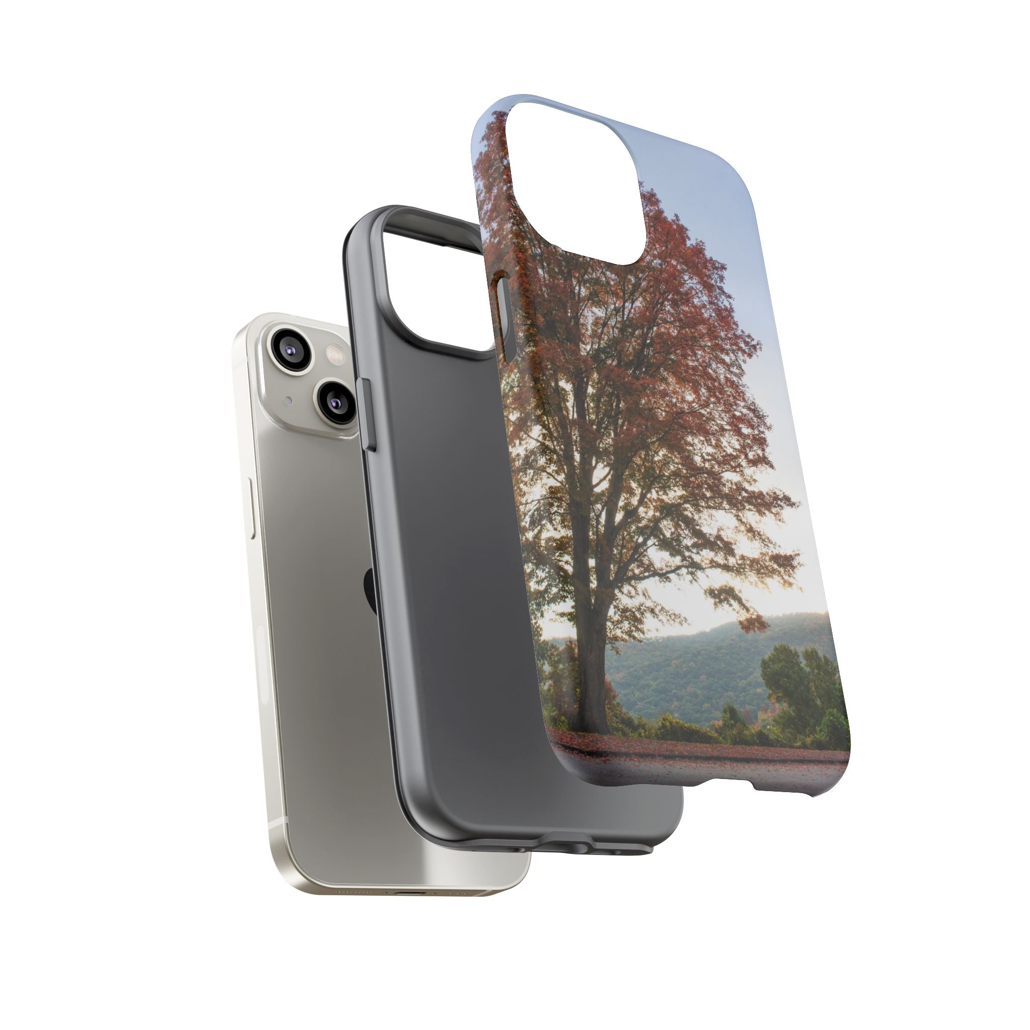 Fall Tree Phone Case, Autumn Phone Cover, Nature Lover Gift, iPhone Case, Custom Tough Cases