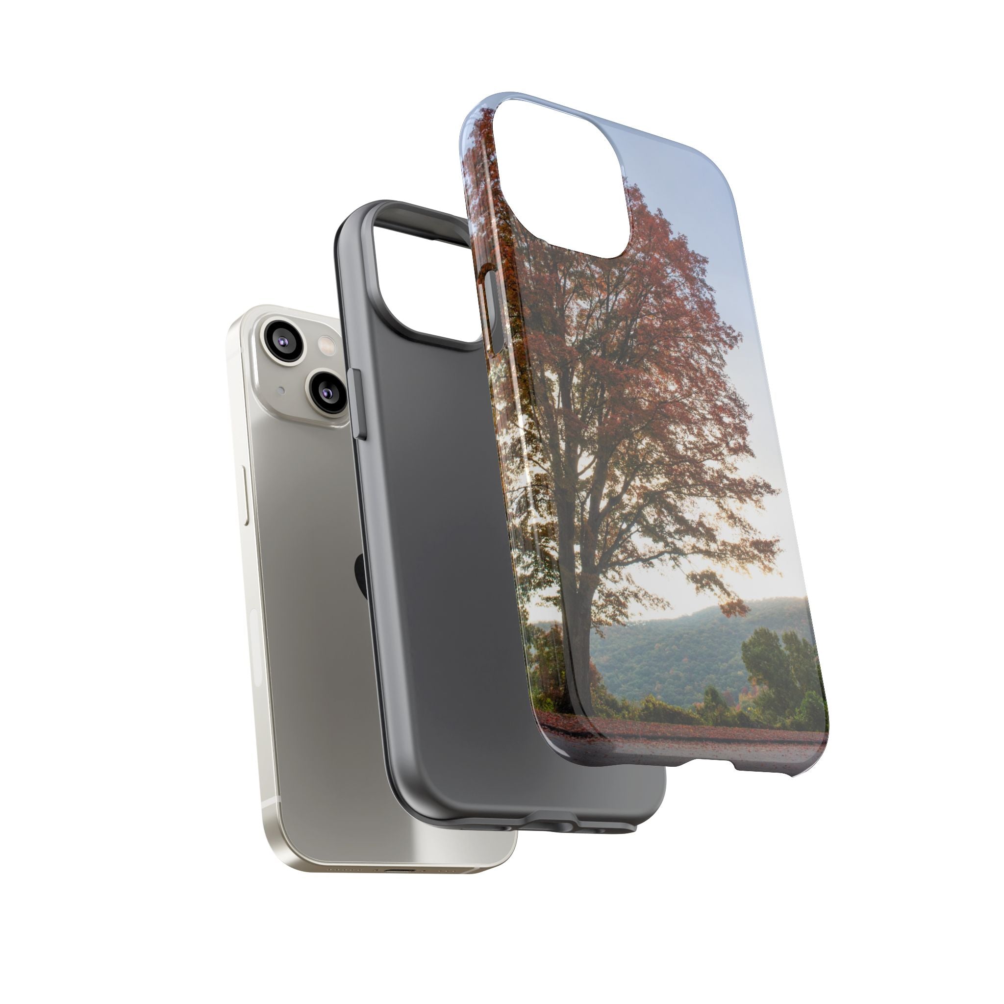 Fall Tree Phone Case, Autumn Phone Cover, Nature Lover Gift, iPhone Case, Custom Tough Cases