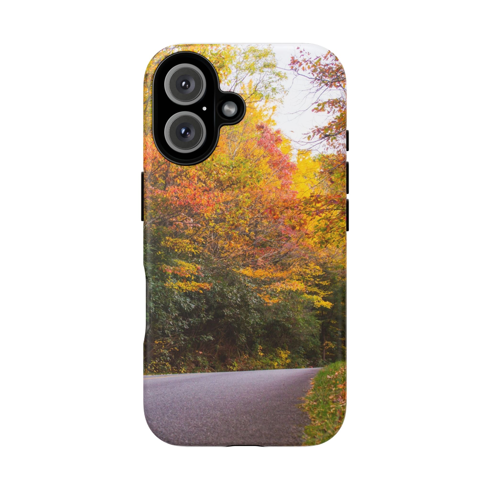 Fall Landscape Phone Case, Autumn iPhone Cover, Unique Tough Cases, Nature Lover Gift, Seasonal Phone Accessory, Eco-Friendly Design