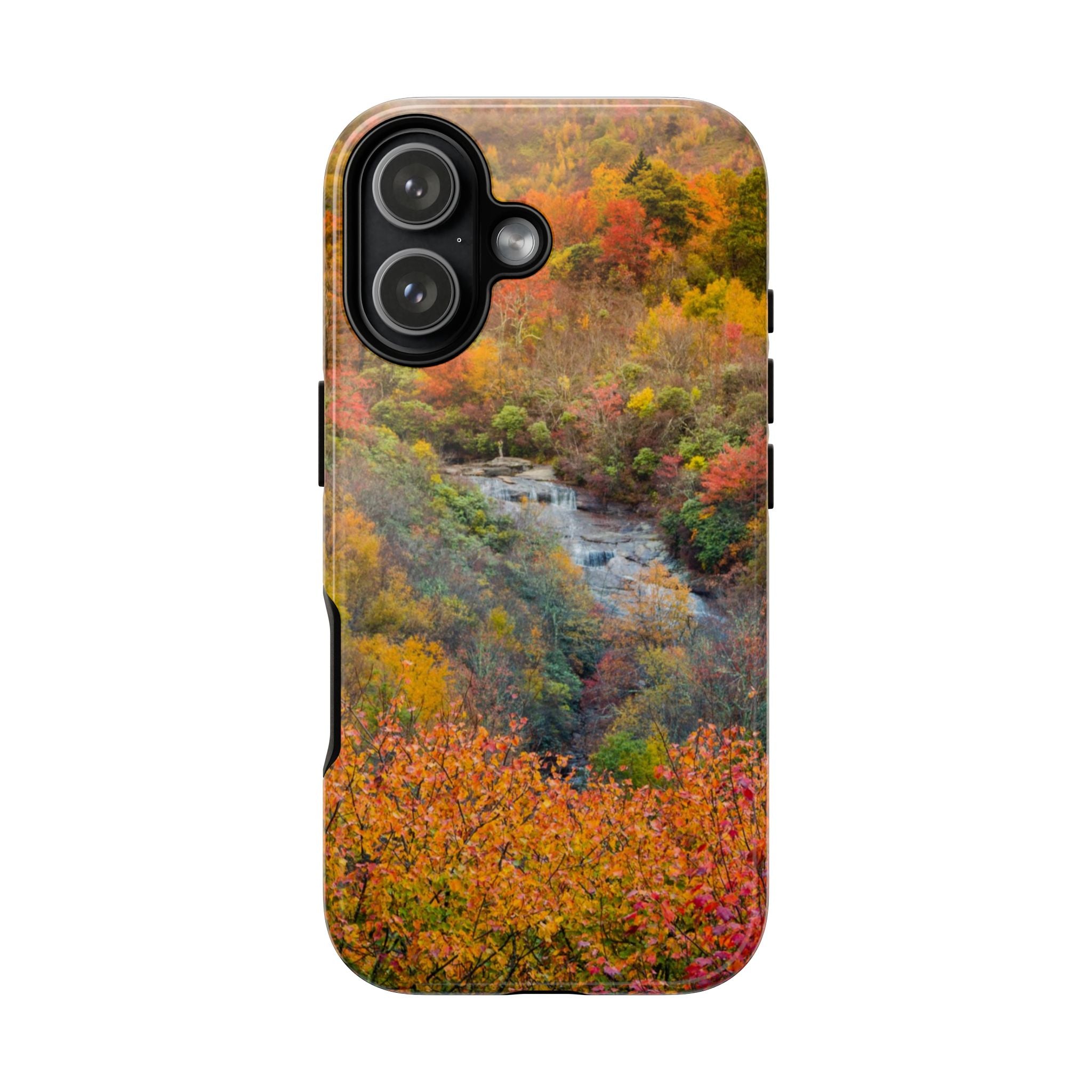 Nature-Inspired Phone Case, Tough Cases, Fall Landscape Design, Eco-Friendly, Protective Cover, Gifts for Nature Lovers