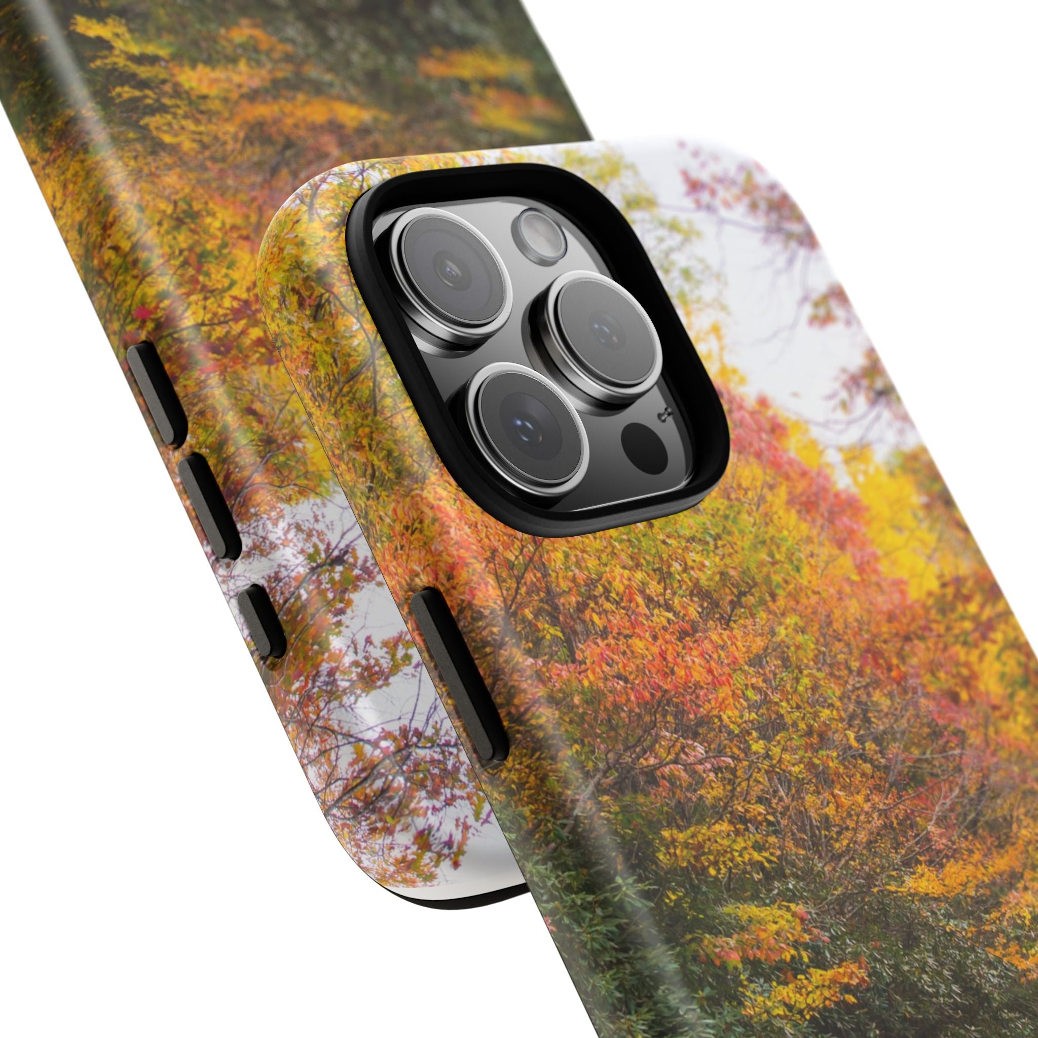 Fall Landscape Phone Case, Autumn iPhone Cover, Unique Tough Cases, Nature Lover Gift, Seasonal Phone Accessory, Eco-Friendly Design