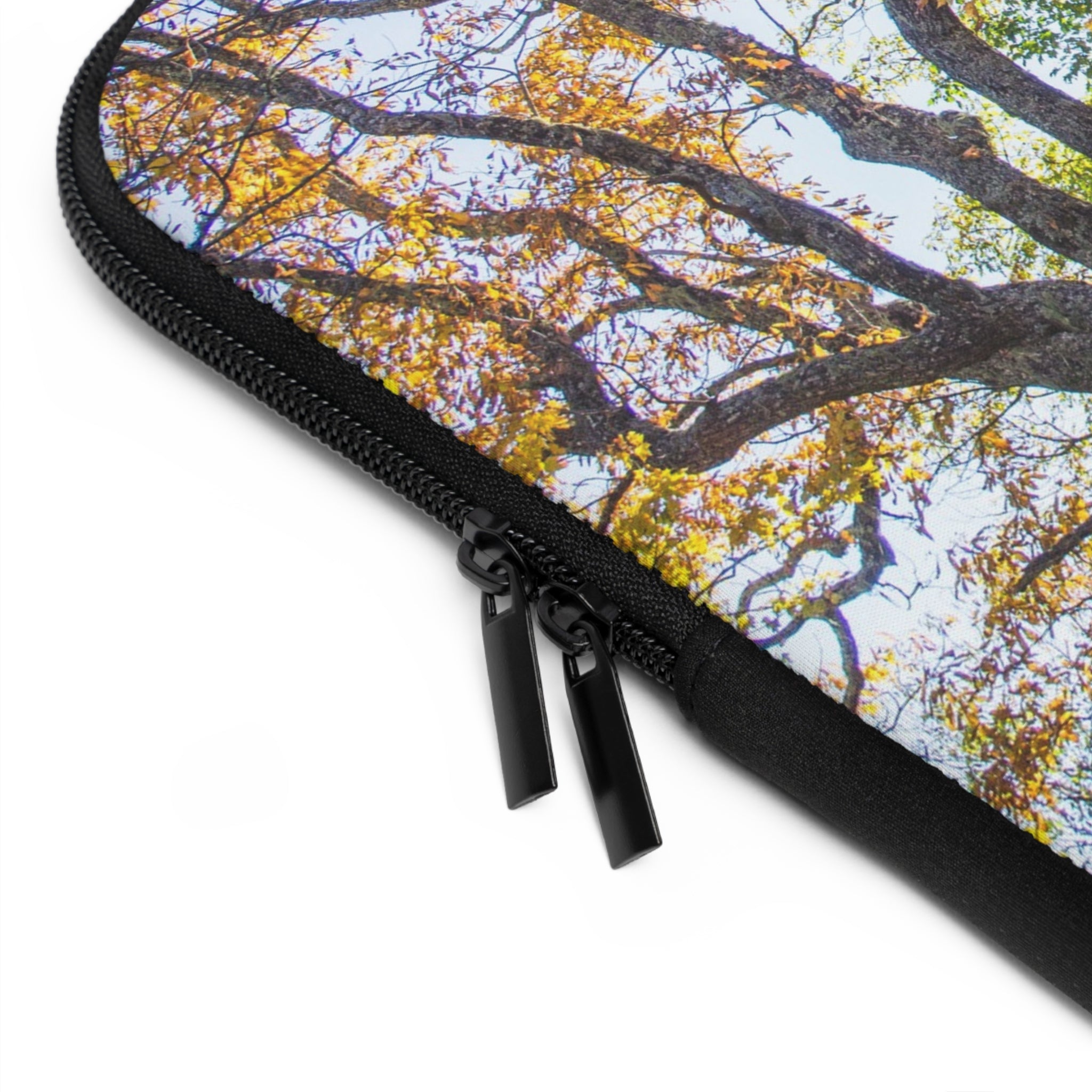 Autumn Leaves Laptop Sleeve - Nature Inspired, Cozy Vibe, Tech Accessory, Gift for Students, Eco-Friendly Design, Fall Aesthetic