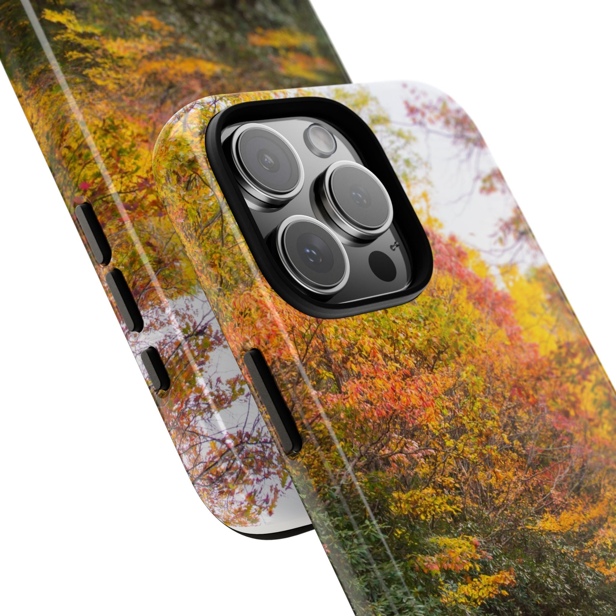 Fall Landscape Phone Case, Autumn iPhone Cover, Unique Tough Cases, Nature Lover Gift, Seasonal Phone Accessory, Eco-Friendly Design