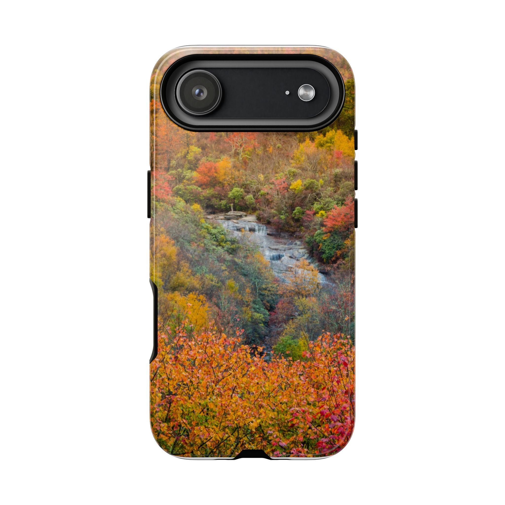 Nature-Inspired Phone Case, Tough Cases, Fall Landscape Design, Eco-Friendly, Protective Cover, Gifts for Nature Lovers