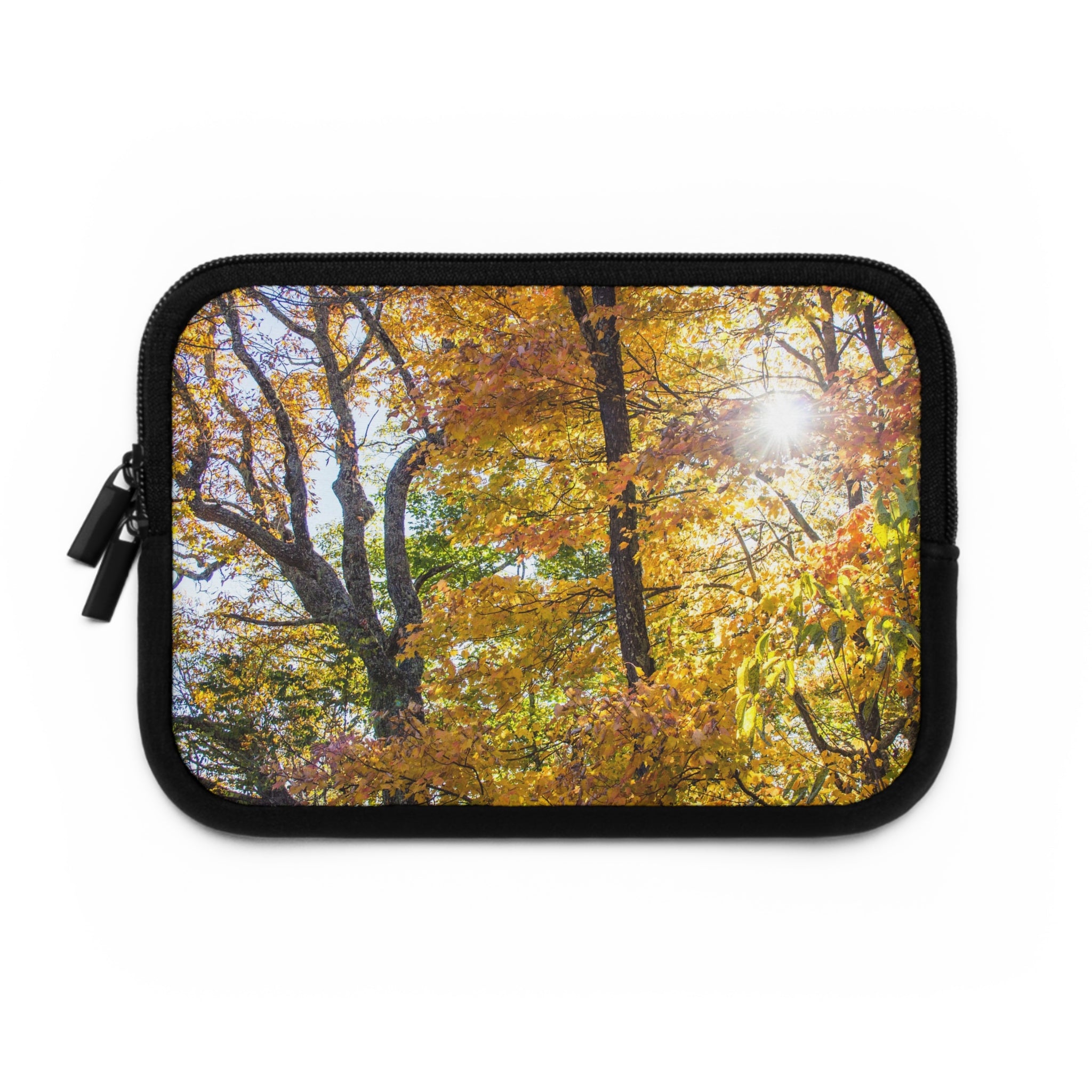 Autumn Leaves Laptop Sleeve - Nature Inspired, Cozy Vibe, Tech Accessory, Gift for Students, Eco-Friendly Design, Fall Aesthetic