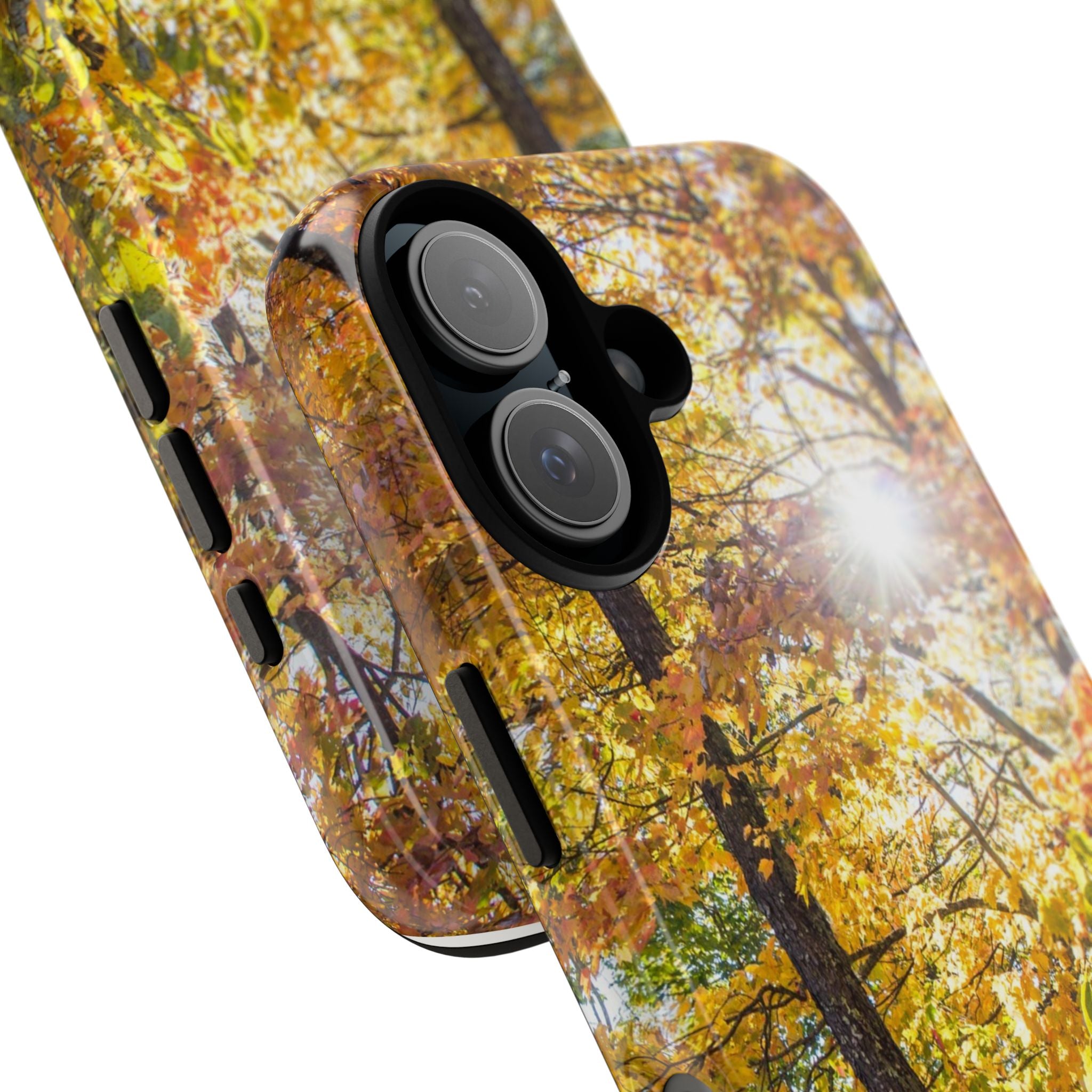 Autumn Forest Phone Case, Tough Cases for iPhone, Fall Vibes Accessories, Nature Lover Gift, Seasonal Phone Cover, Eco-Friendly Design
