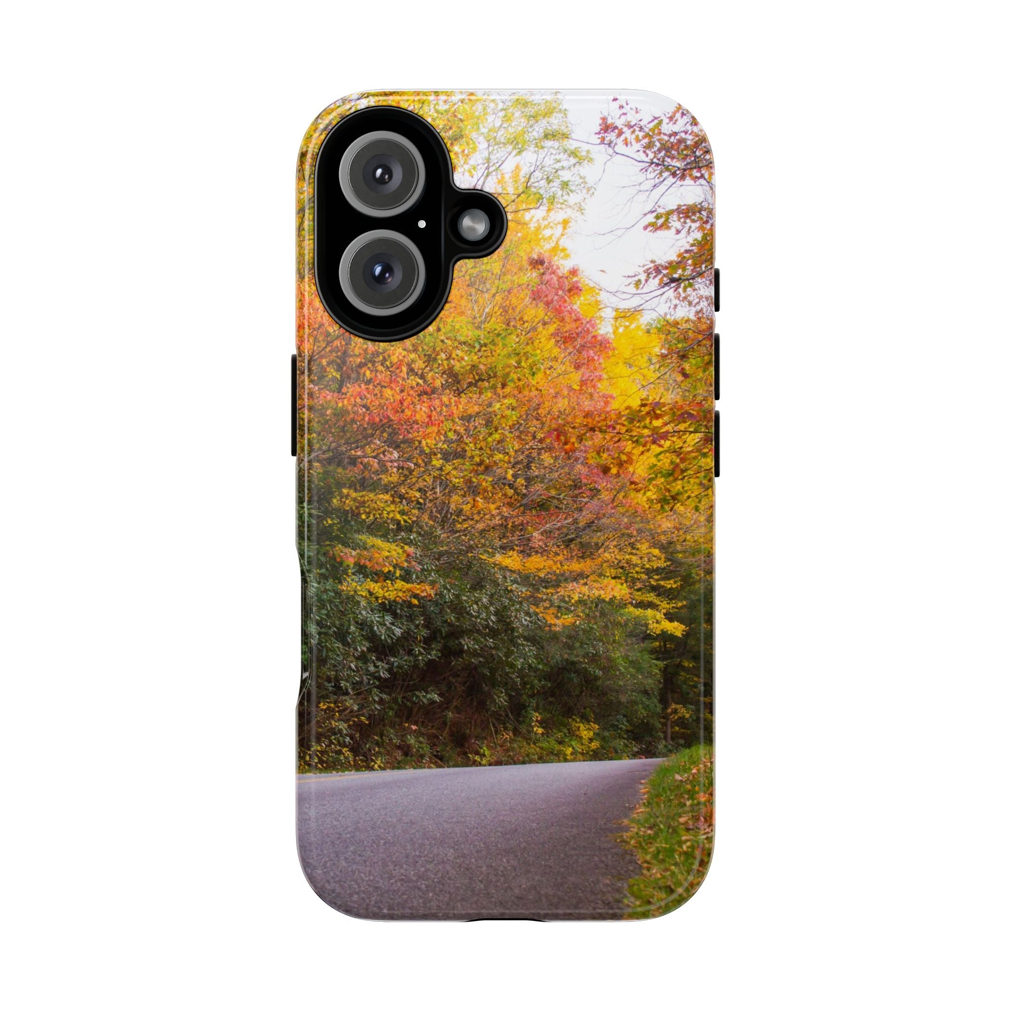 Fall Landscape Phone Case, Autumn iPhone Cover, Unique Tough Cases, Nature Lover Gift, Seasonal Phone Accessory, Eco-Friendly Design