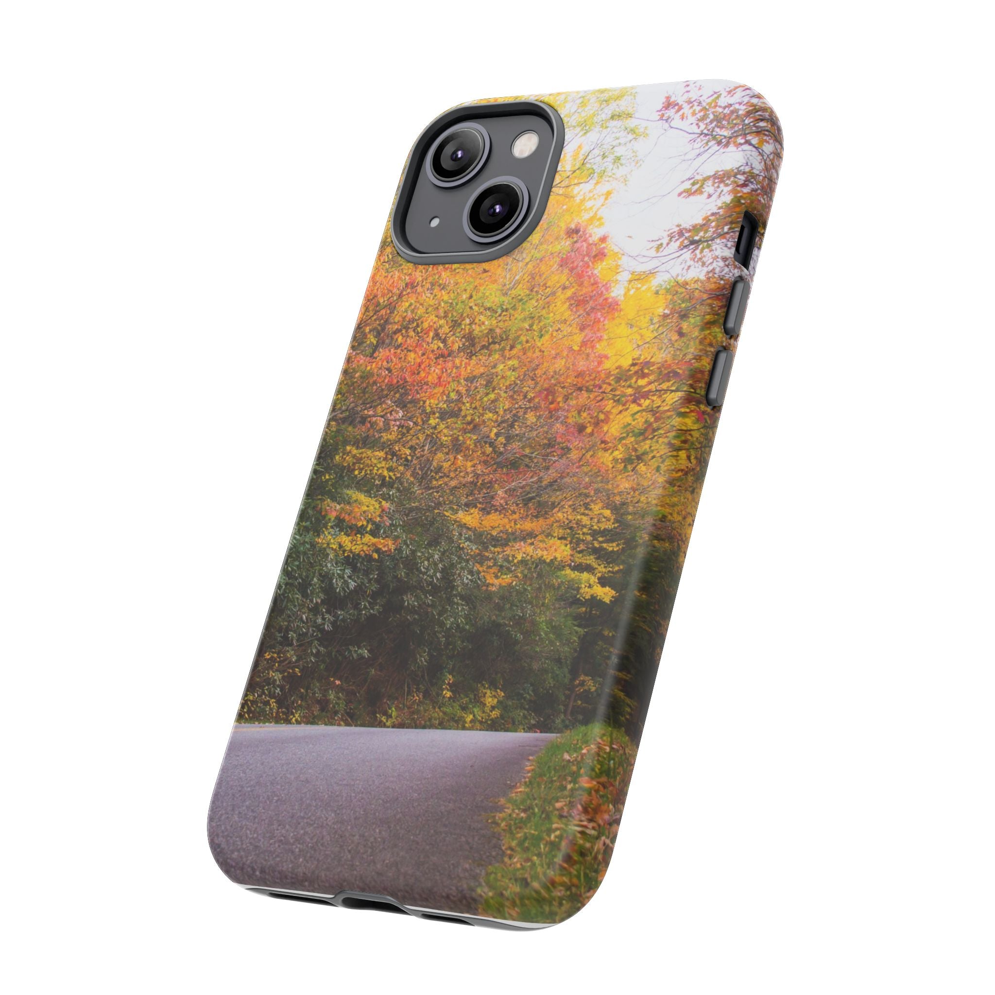 Fall Landscape Phone Case, Autumn iPhone Cover, Unique Tough Cases, Nature Lover Gift, Seasonal Phone Accessory, Eco-Friendly Design