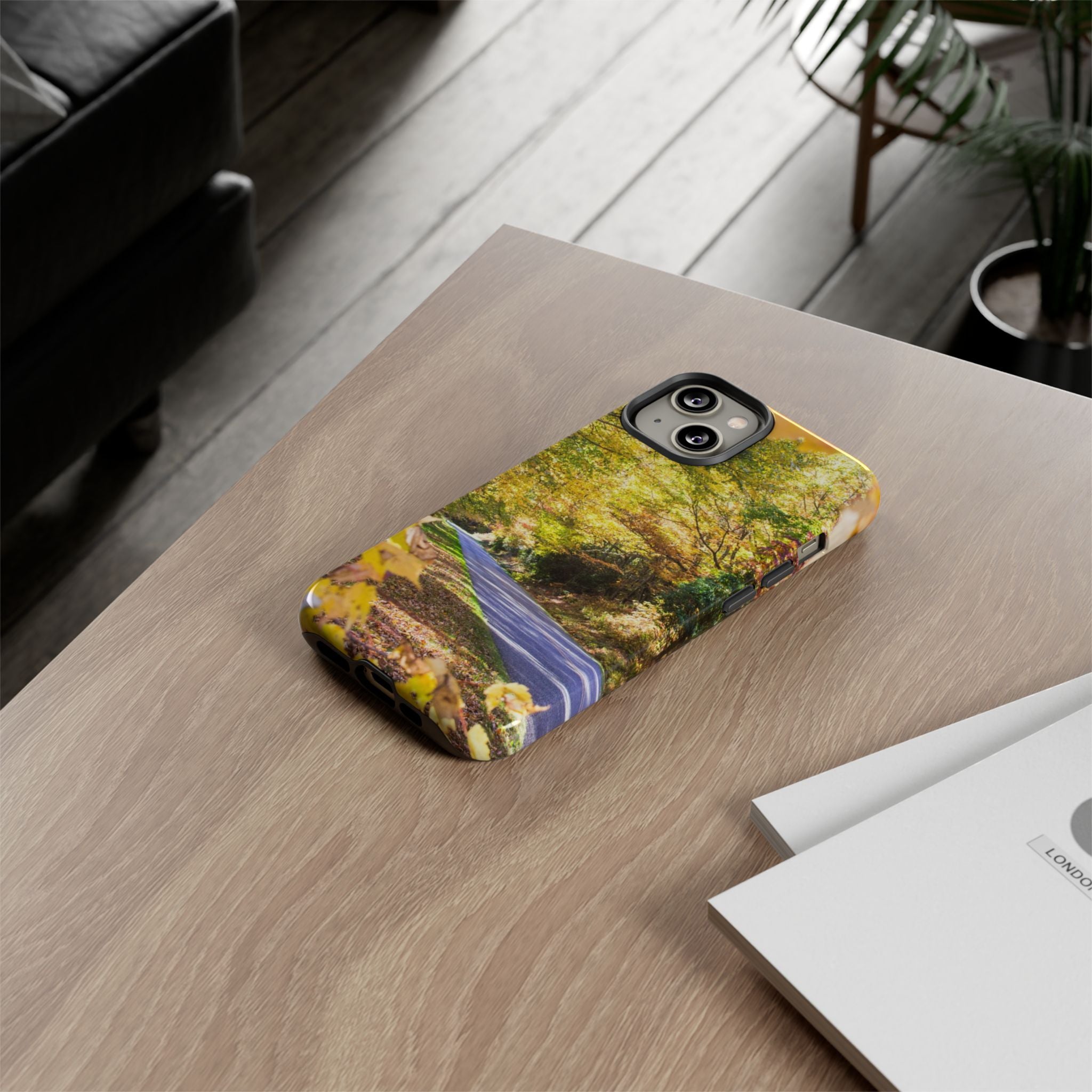Autumn Landscape Phone Case - Nature Lover Gift, Fall Decor, Eco-Friendly Case, Phone Accessory for Hiking Enthusiasts