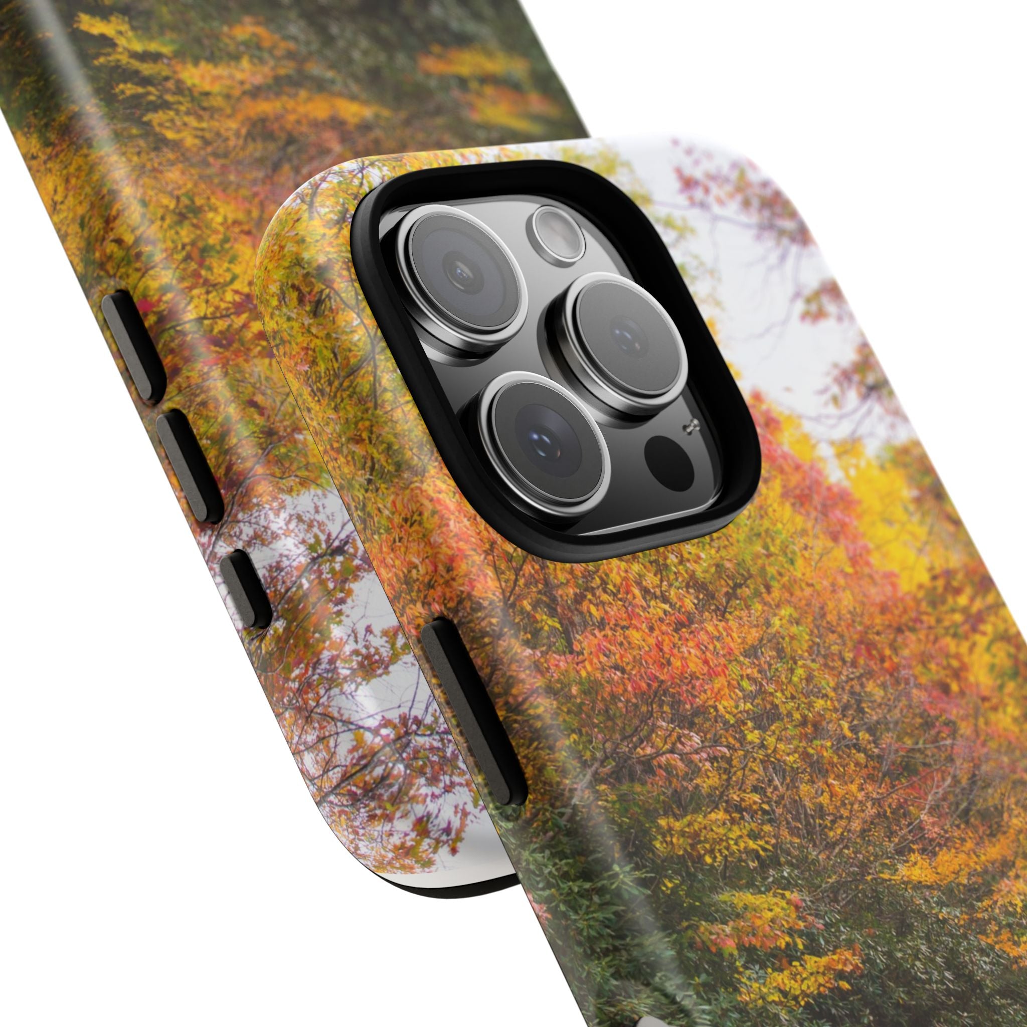 Fall Landscape Phone Case, Autumn iPhone Cover, Unique Tough Cases, Nature Lover Gift, Seasonal Phone Accessory, Eco-Friendly Design