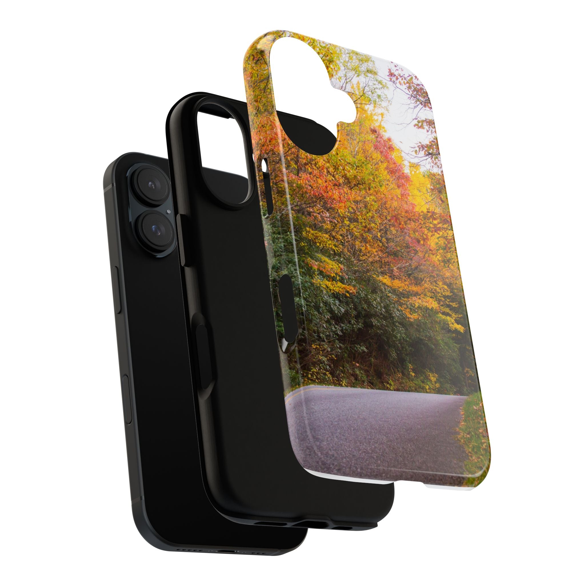 Fall Landscape Phone Case, Autumn iPhone Cover, Unique Tough Cases, Nature Lover Gift, Seasonal Phone Accessory, Eco-Friendly Design