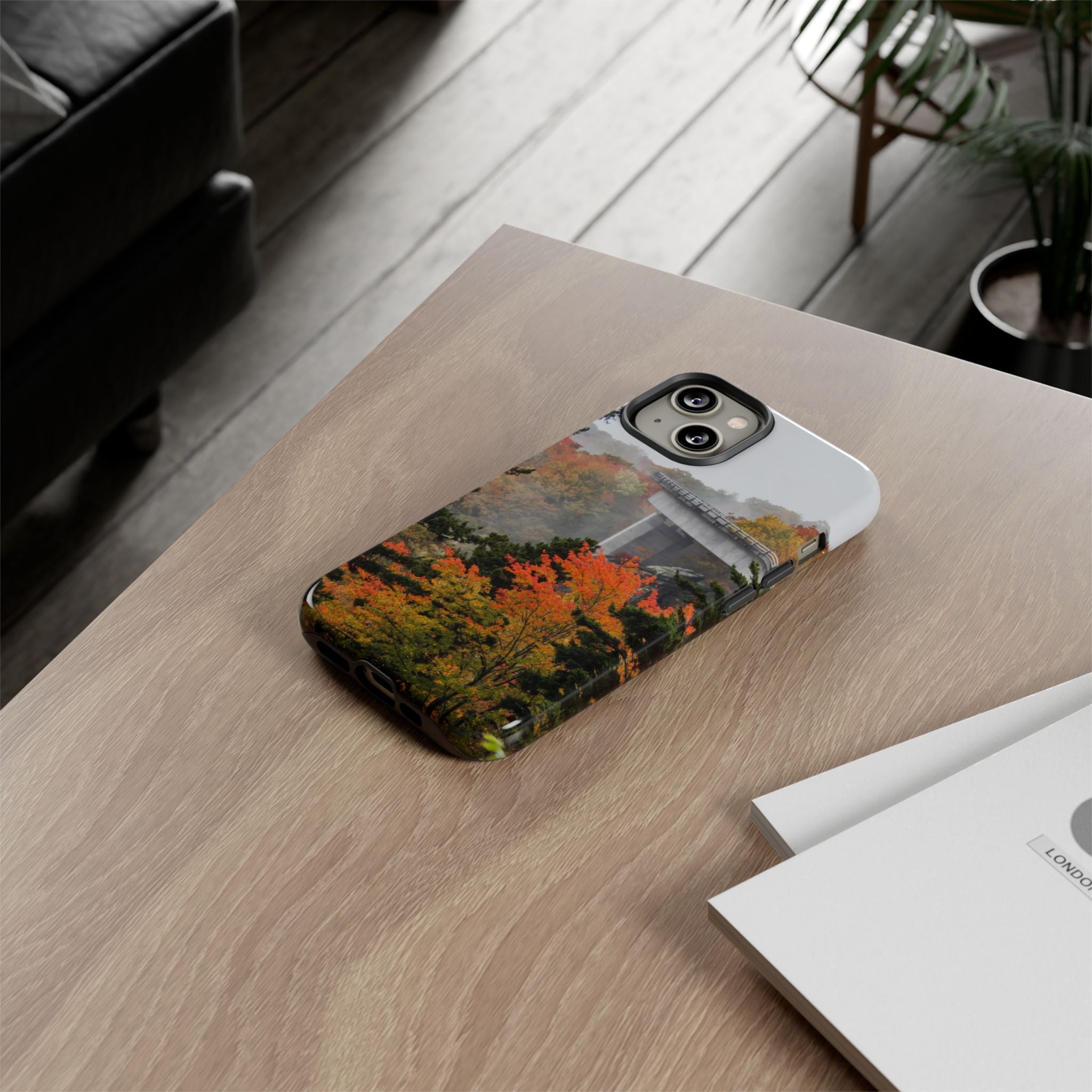 Autumn Landscape Phone Case, Fall Phone Cover, Tough Cases, Nature Lover Gift, Seasonal Decor