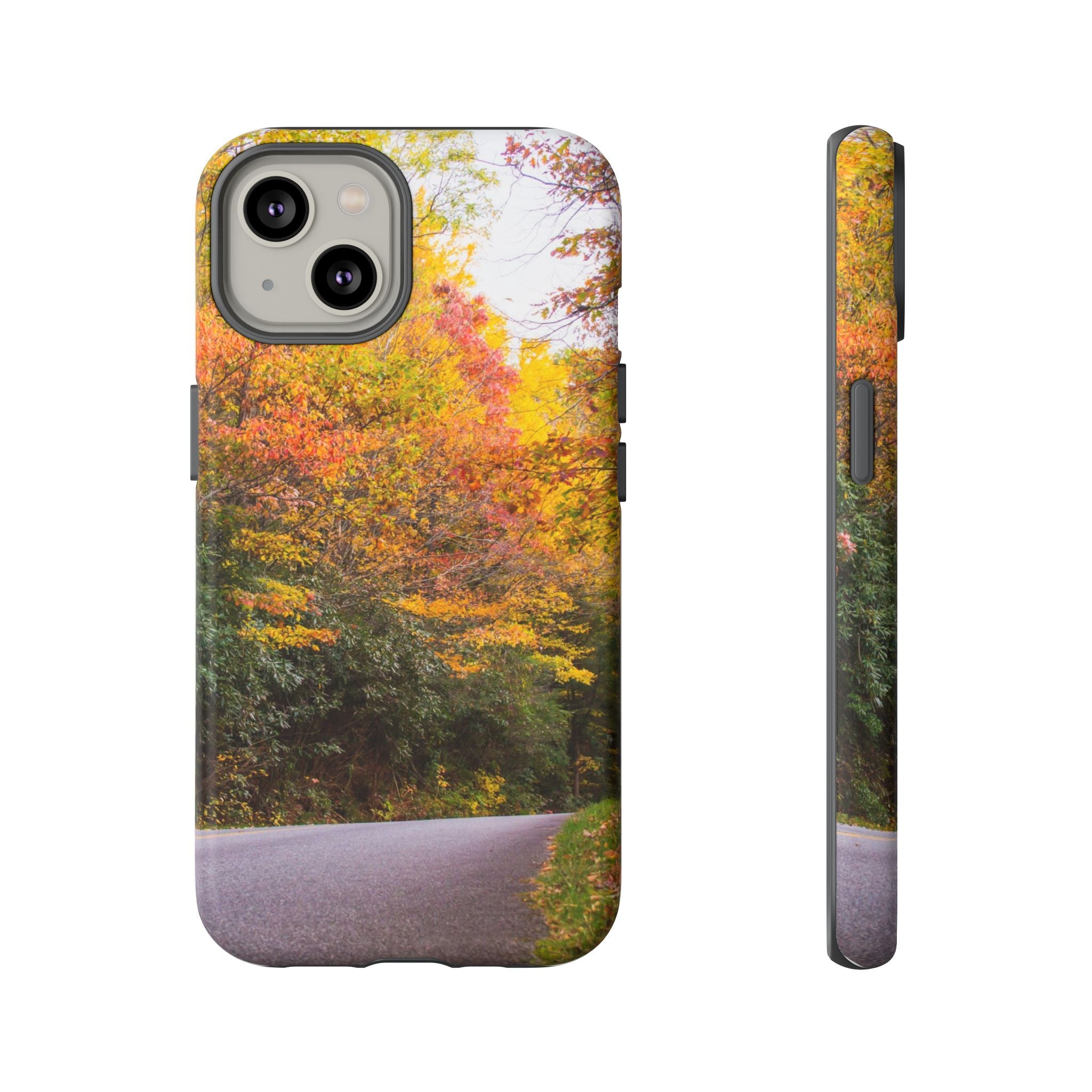 Fall Landscape Phone Case, Autumn iPhone Cover, Unique Tough Cases, Nature Lover Gift, Seasonal Phone Accessory, Eco-Friendly Design