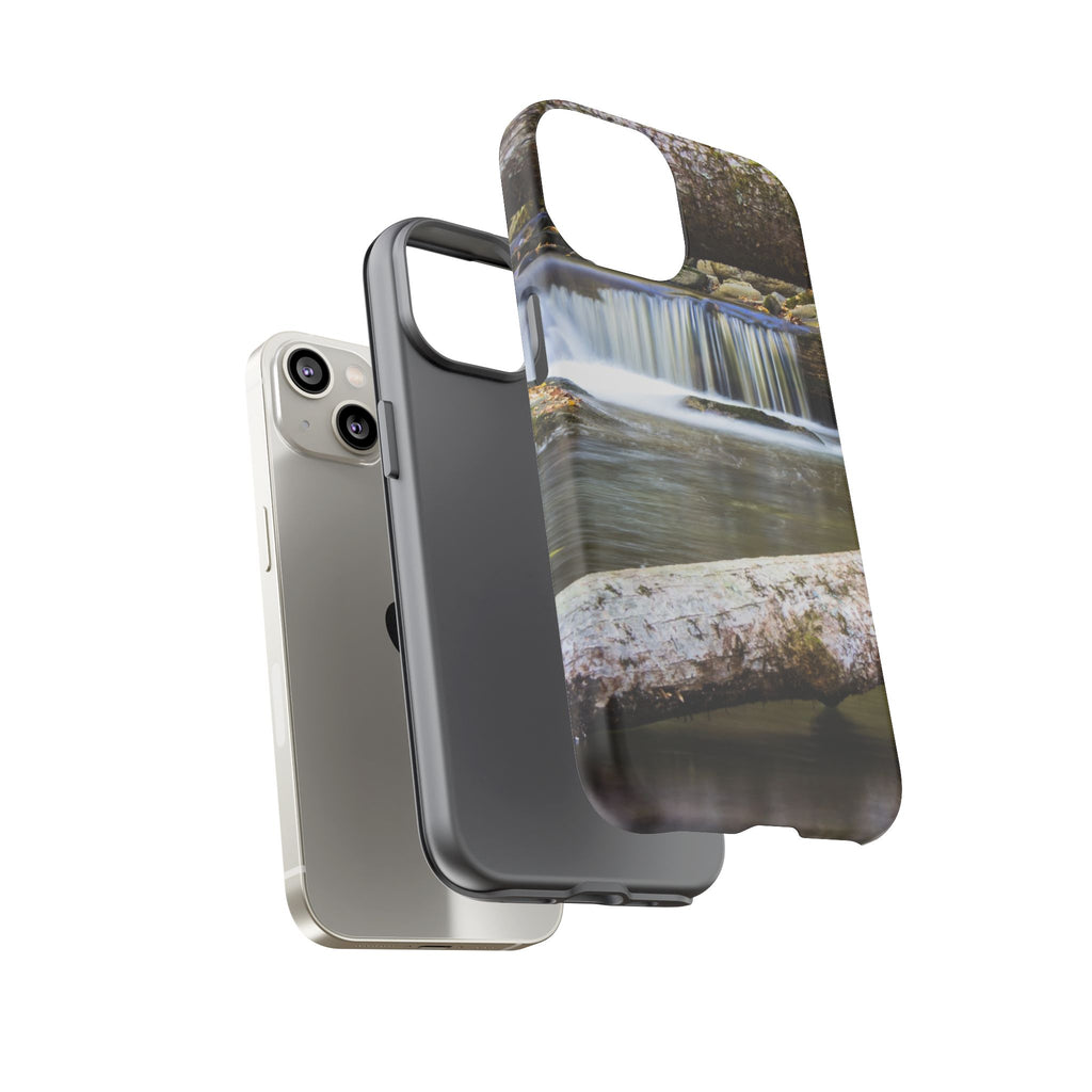 Nature-Inspired Phone Case, Tough Cases with Waterfall Design, Durable Phone Accessory, Outdoor Lover Gift, Nature Photography Case