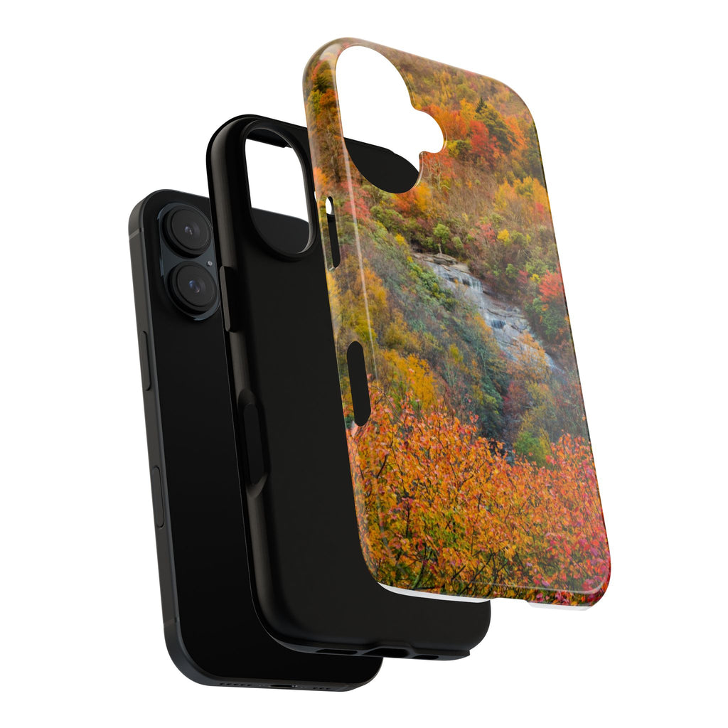 Nature-Inspired Phone Case, Tough Cases, Fall Landscape Design, Eco-Friendly, Protective Cover, Gifts for Nature Lovers