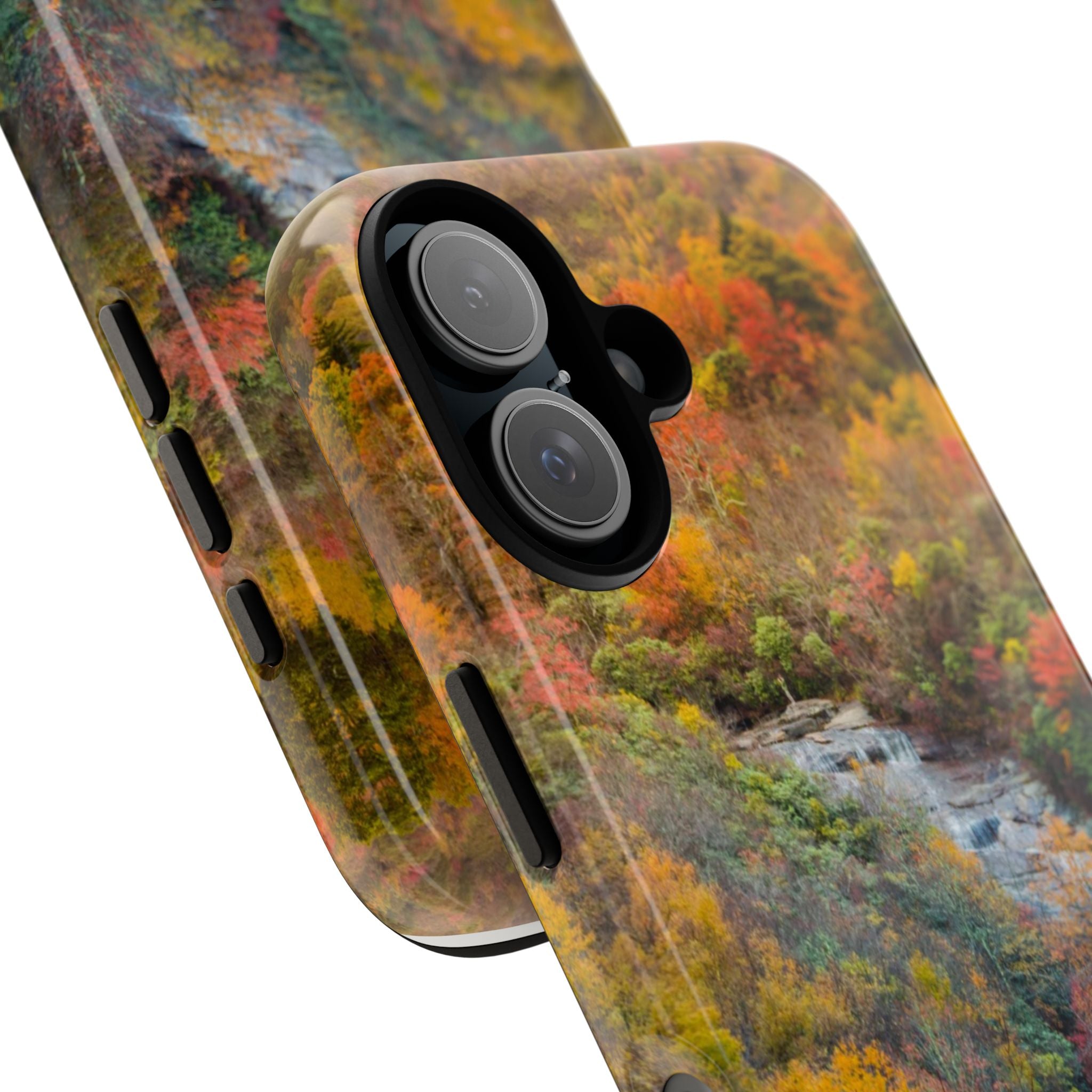 Nature-Inspired Phone Case, Tough Cases, Fall Landscape Design, Eco-Friendly, Protective Cover, Gifts for Nature Lovers