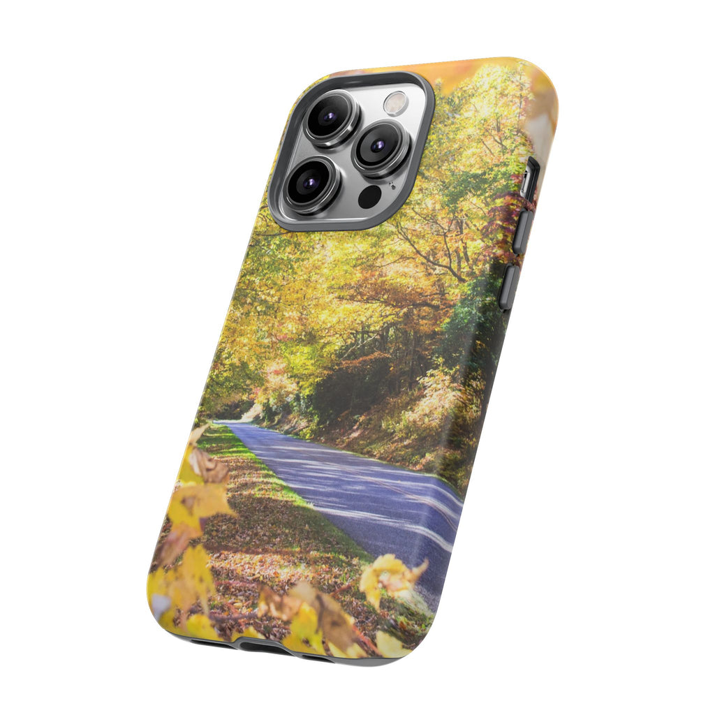 Autumn Landscape Phone Case - Nature Lover Gift, Fall Decor, Eco-Friendly Case, Phone Accessory for Hiking Enthusiasts