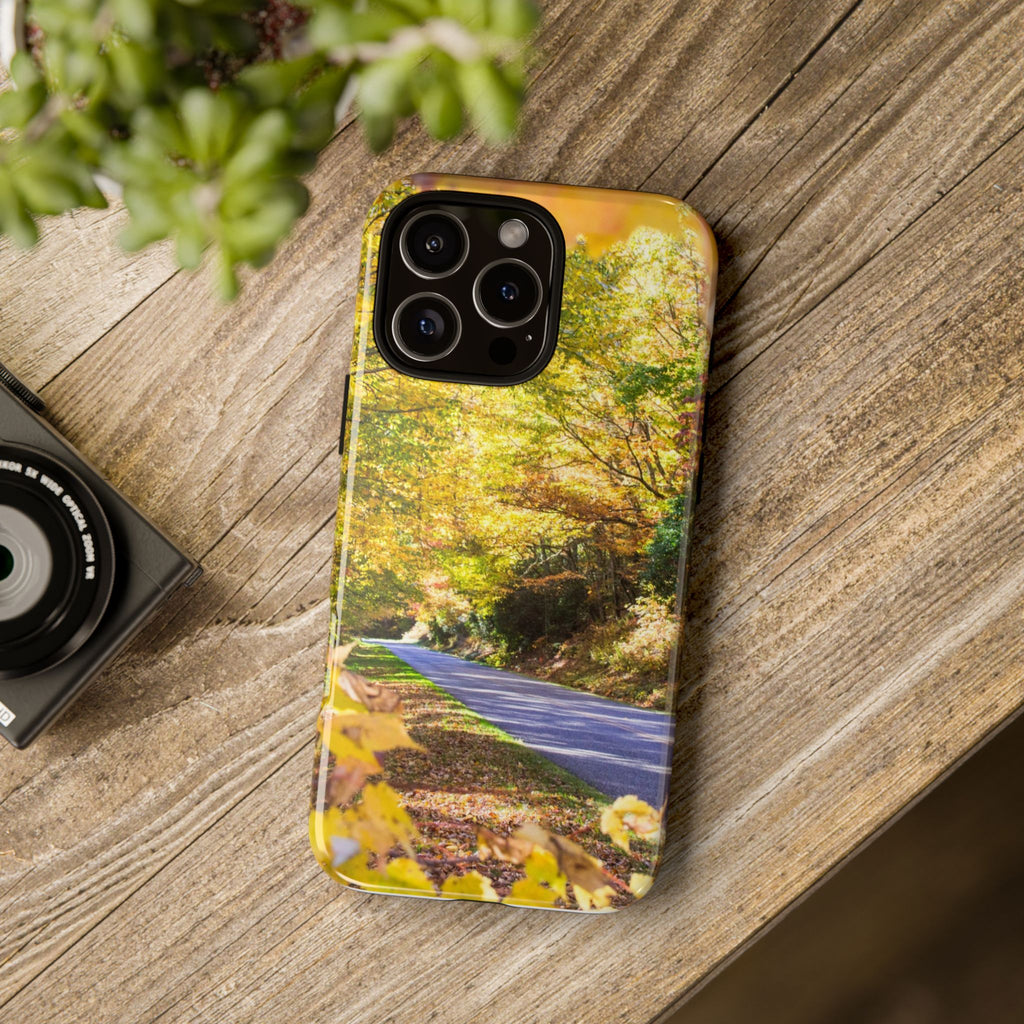 Autumn Landscape Phone Case - Nature Lover Gift, Fall Decor, Eco-Friendly Case, Phone Accessory for Hiking Enthusiasts