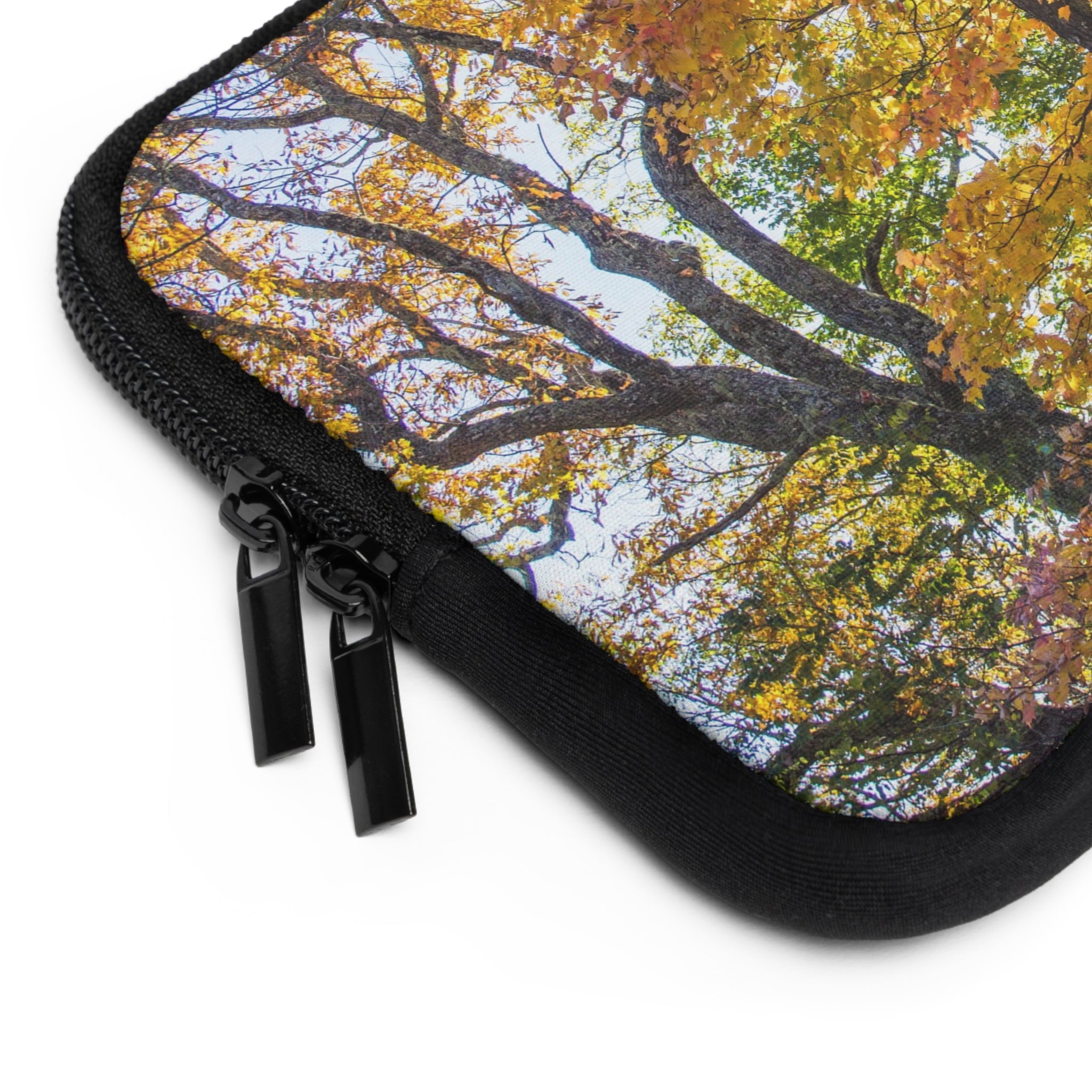 Autumn Leaves Laptop Sleeve - Nature Inspired, Cozy Vibe, Tech Accessory, Gift for Students, Eco-Friendly Design, Fall Aesthetic
