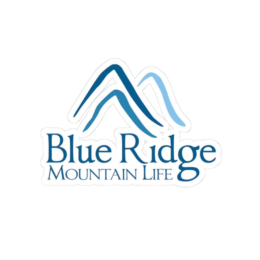 Nature-Inspired Kiss-Cut Stickers for Adventure Lovers, Perfect for Water Bottles, Laptops, Journals, Gifts, Blue Ridge Mountain Theme