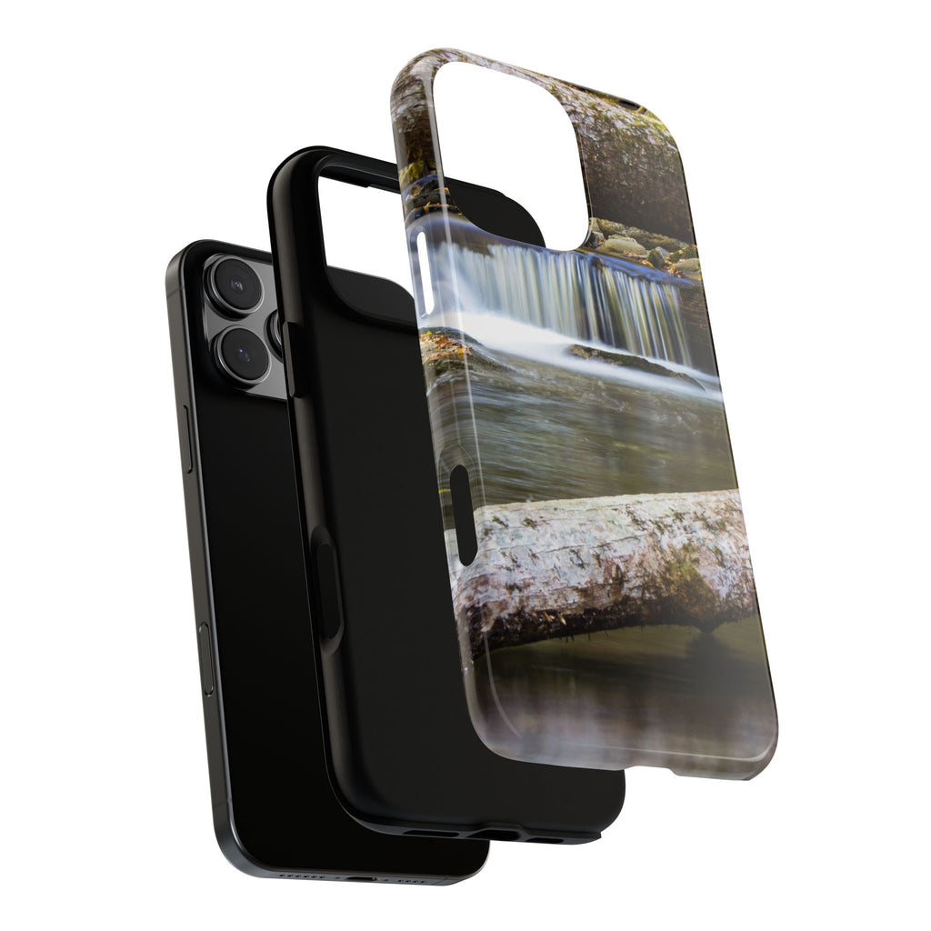 Nature-Inspired Phone Case, Tough Cases with Waterfall Design, Durable Phone Accessory, Outdoor Lover Gift, Nature Photography Case