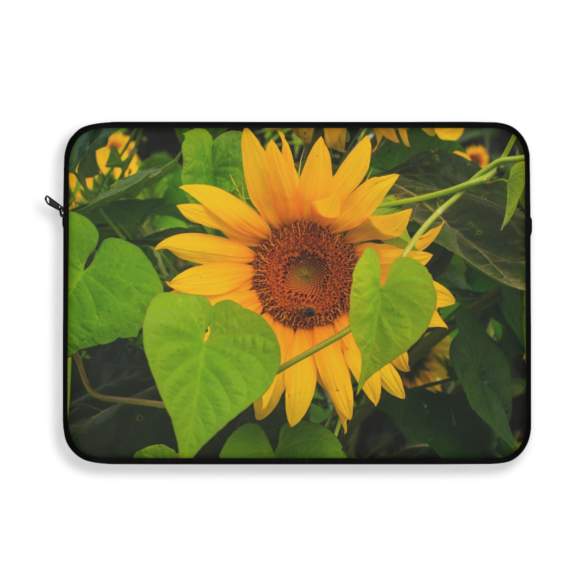 Sunflower Laptop Sleeve - Floral Design, Laptop Case, Computer Sleeve, Flower Tech Accessories, Gift for Students, Nature Lover