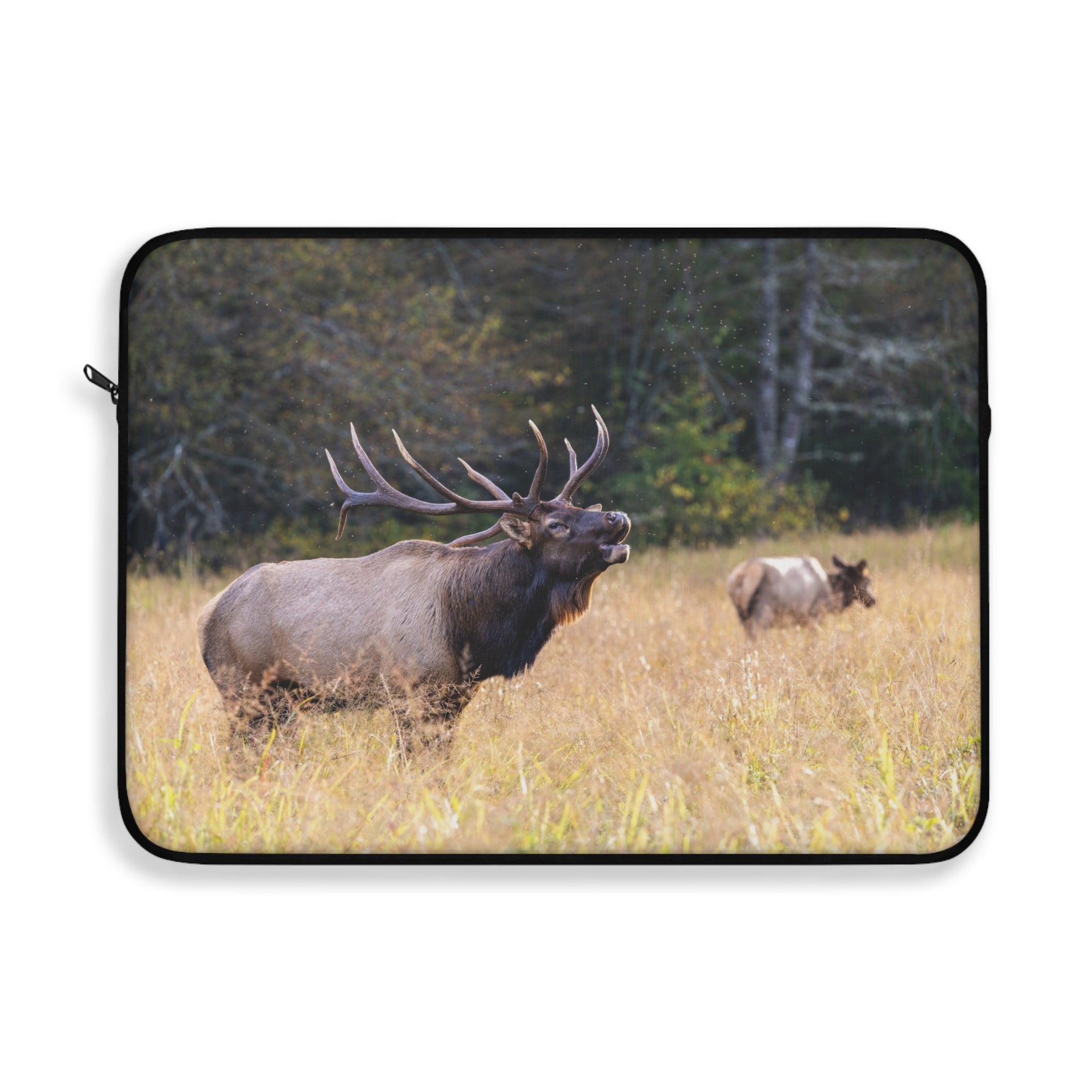 Nature-Inspired Laptop Sleeve with Majestic Elk Design, Wilderness Gift, Tech Accessories for Nature Lovers, Laptop Case, Travel Sleeve