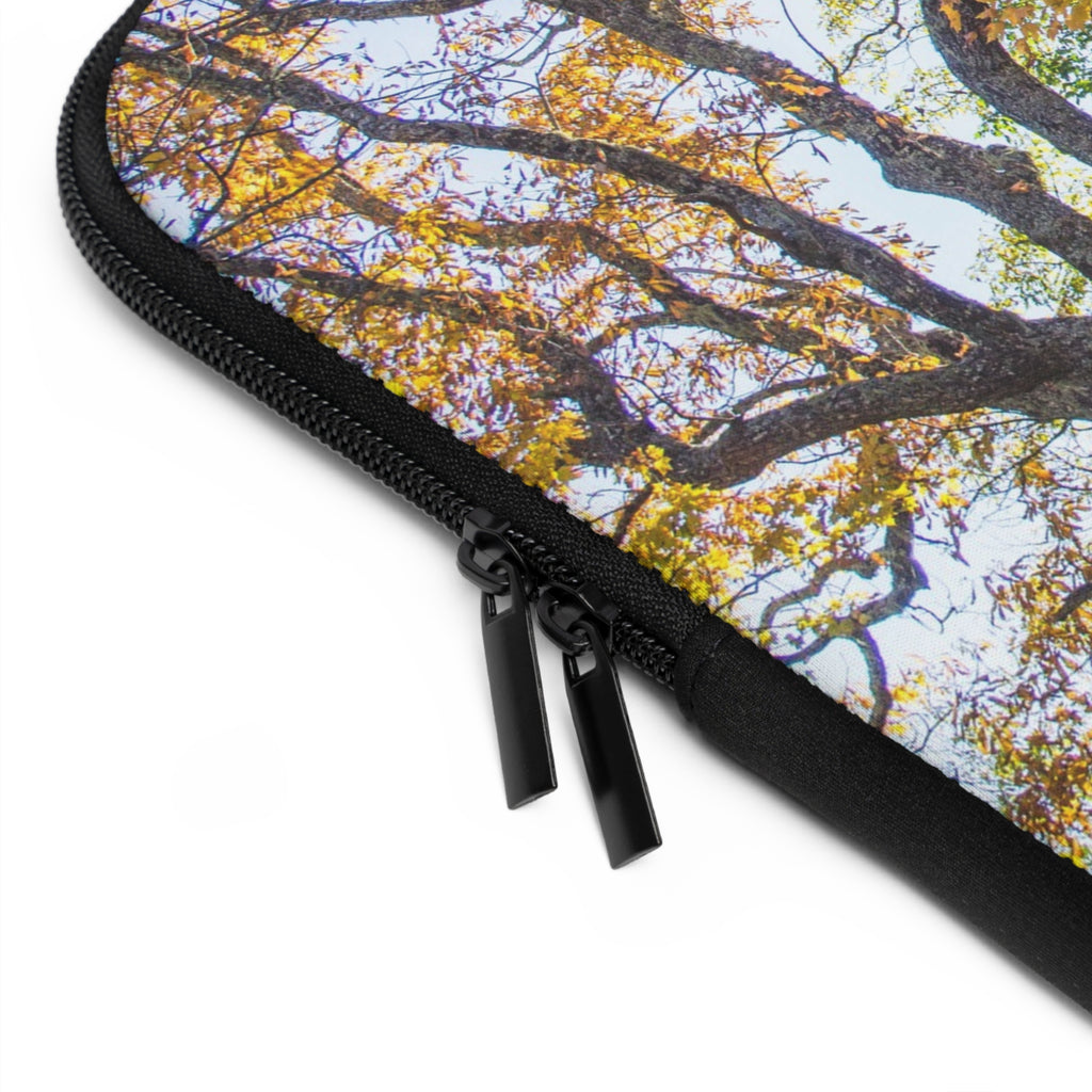 Autumn Leaves Laptop Sleeve - Nature Inspired, Cozy Vibe, Tech Accessory, Gift for Students, Eco-Friendly Design, Fall Aesthetic