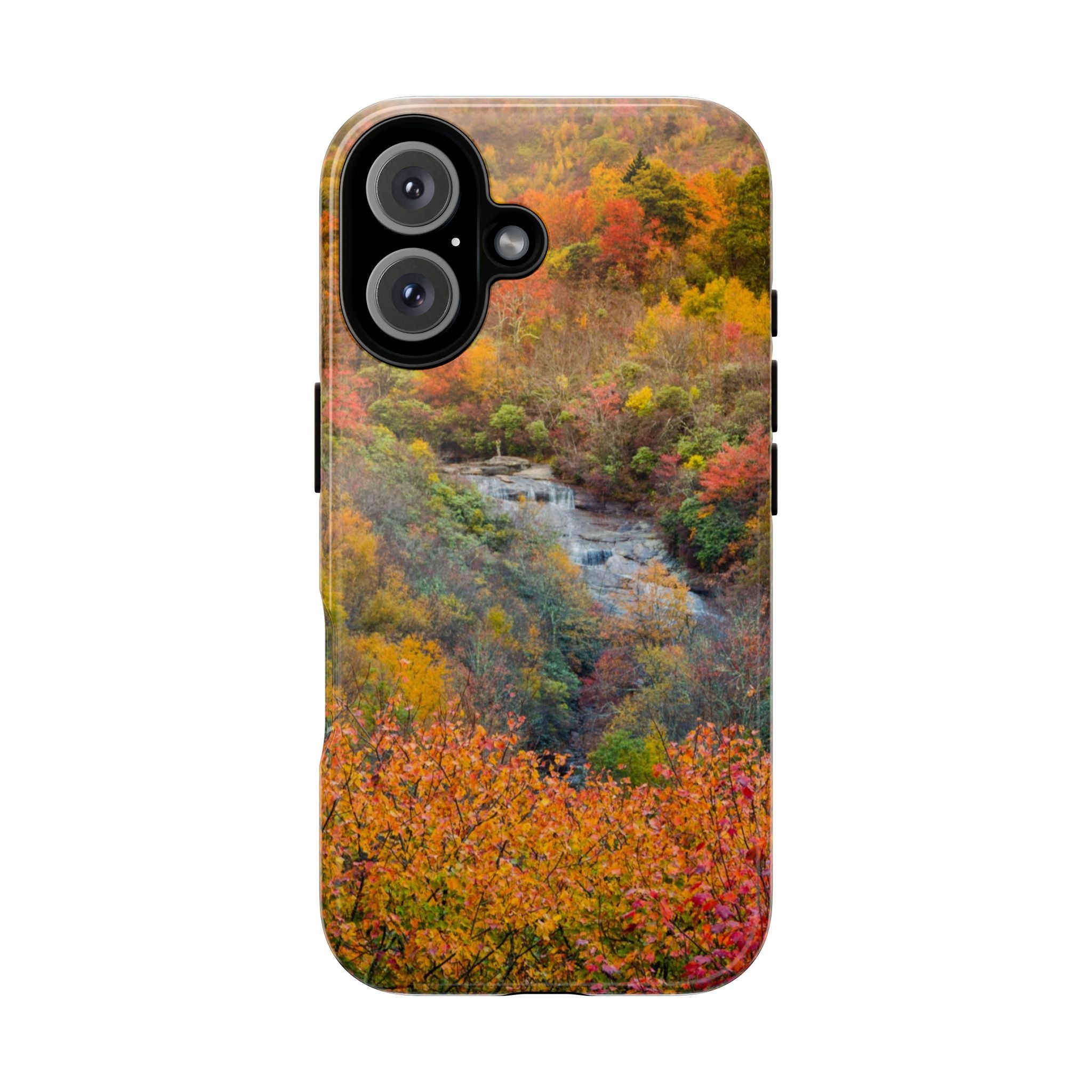 Nature-Inspired Phone Case, Tough Cases, Fall Landscape Design, Eco-Friendly, Protective Cover, Gifts for Nature Lovers