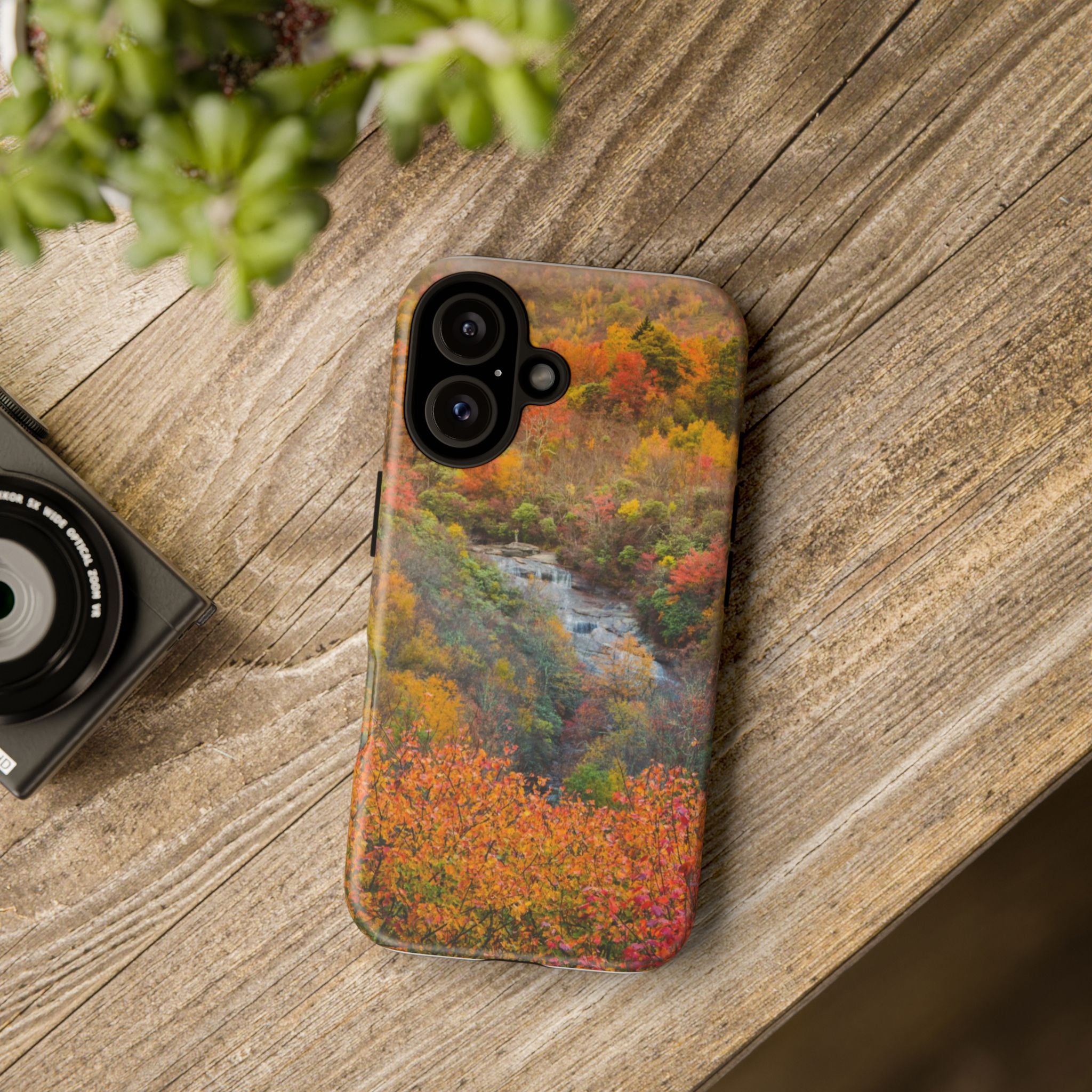 Nature-Inspired Phone Case, Tough Cases, Fall Landscape Design, Eco-Friendly, Protective Cover, Gifts for Nature Lovers