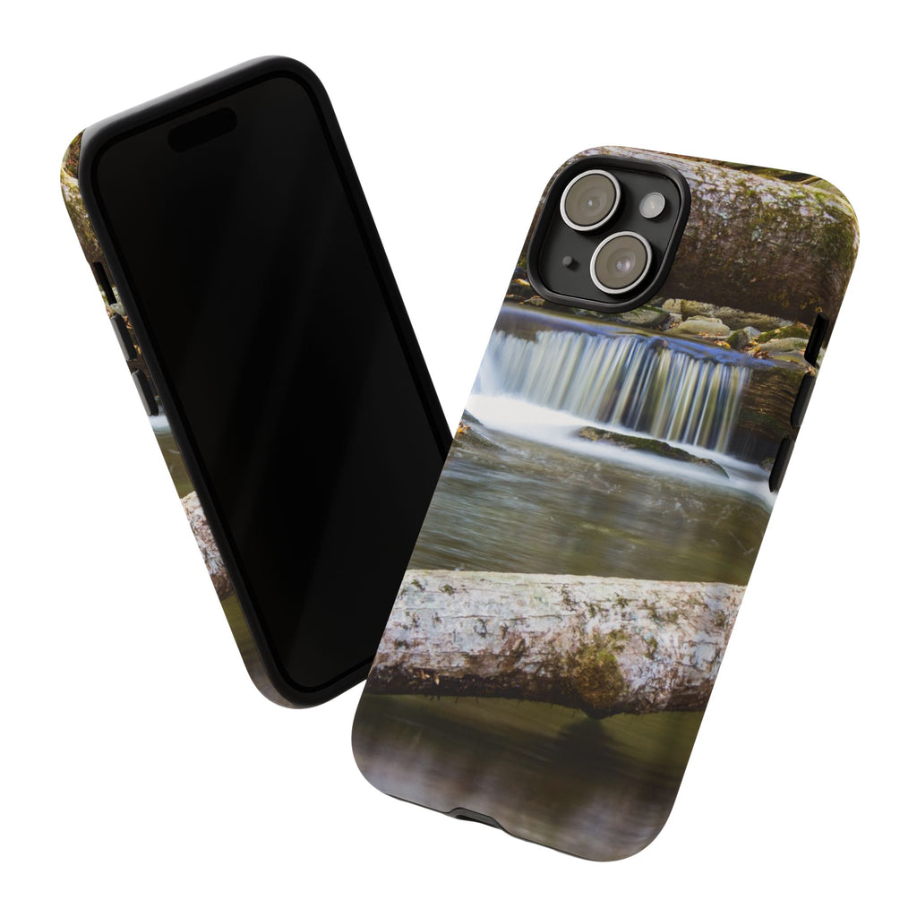 Nature-Inspired Phone Case, Tough Cases with Waterfall Design, Durable Phone Accessory, Outdoor Lover Gift, Nature Photography Case