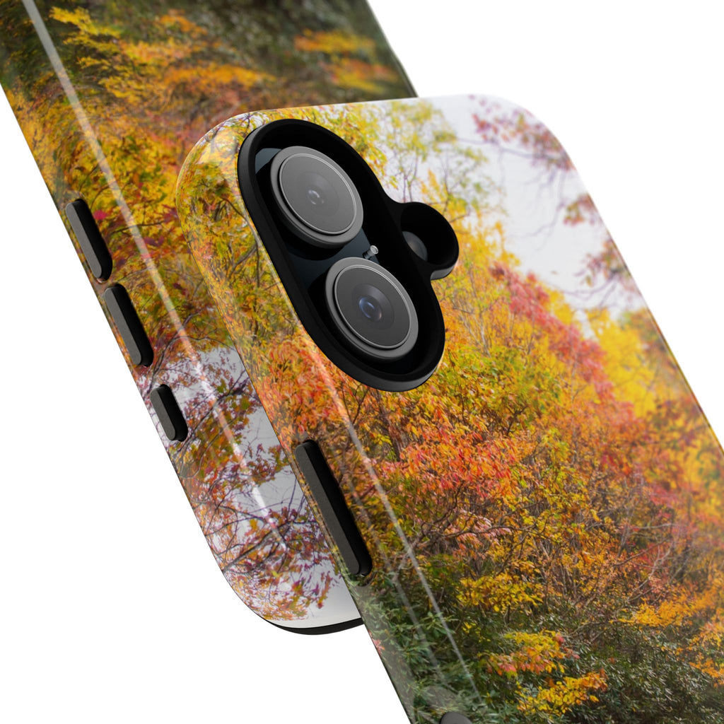 Fall Landscape Phone Case, Autumn iPhone Cover, Unique Tough Cases, Nature Lover Gift, Seasonal Phone Accessory, Eco-Friendly Design