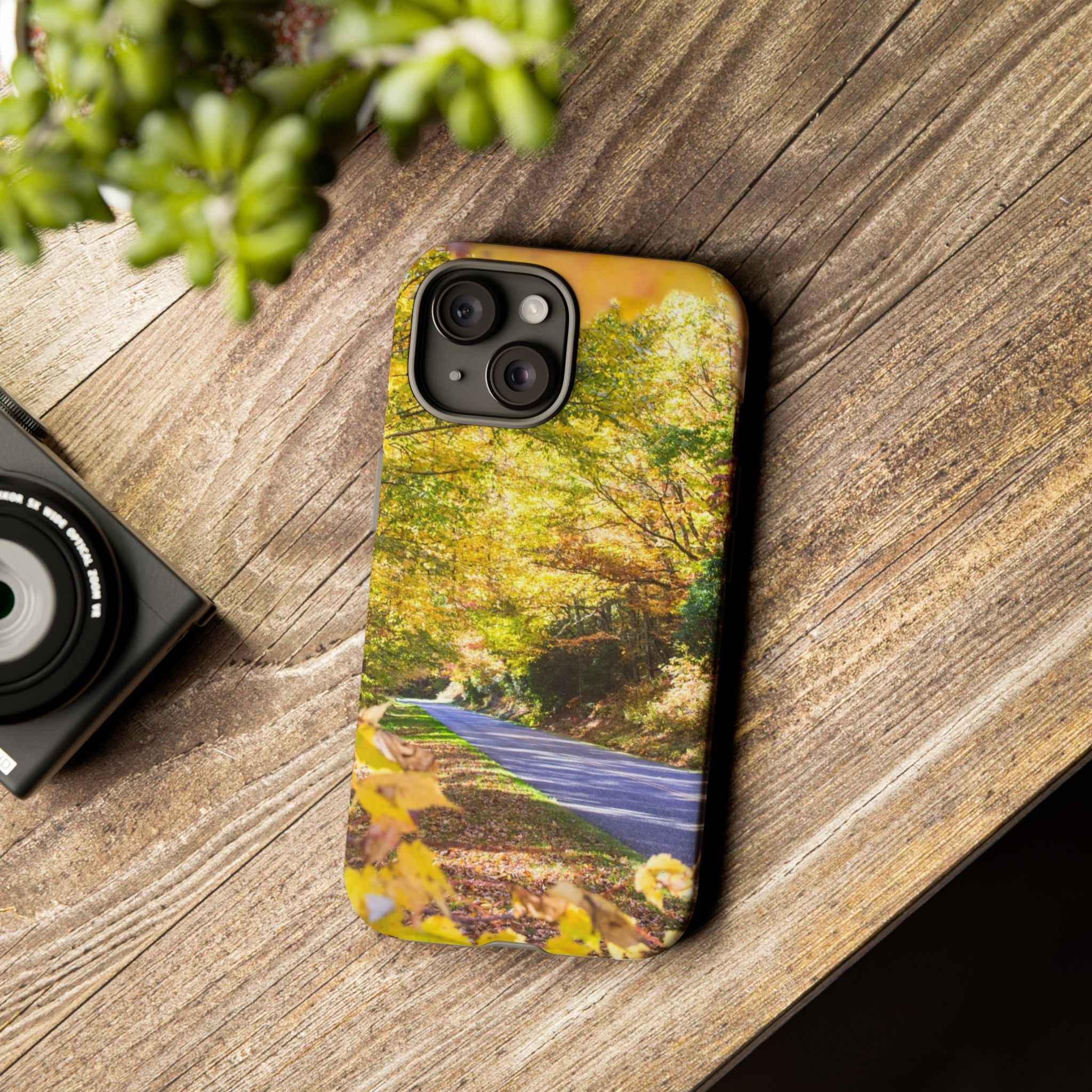Autumn Landscape Phone Case - Nature Lover Gift, Fall Decor, Eco-Friendly Case, Phone Accessory for Hiking Enthusiasts