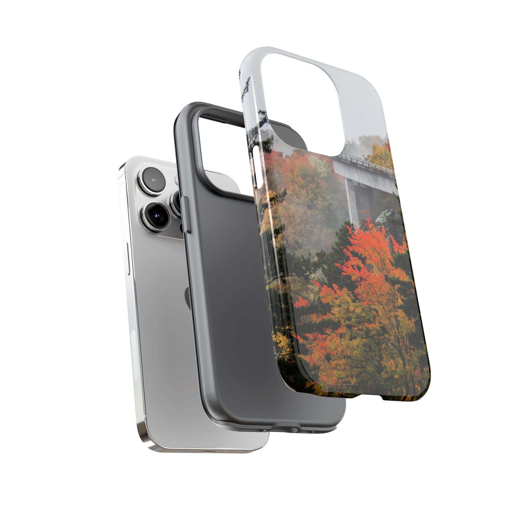 Autumn Landscape Phone Case, Fall Phone Cover, Tough Cases, Nature Lover Gift, Seasonal Decor