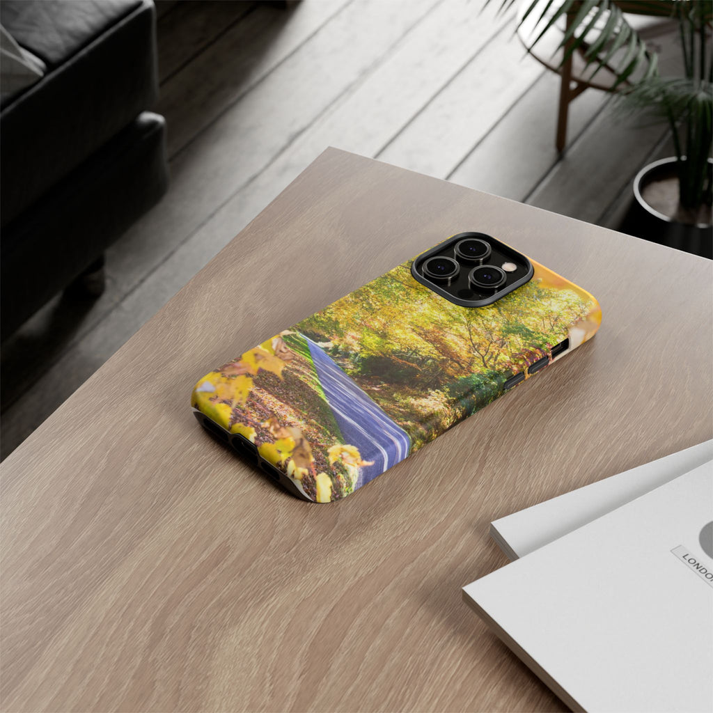 Autumn Landscape Phone Case - Nature Lover Gift, Fall Decor, Eco-Friendly Case, Phone Accessory for Hiking Enthusiasts