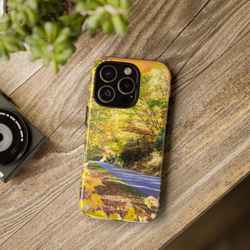 Autumn Landscape Phone Case - Nature Lover Gift, Fall Decor, Eco-Friendly Case, Phone Accessory for Hiking Enthusiasts