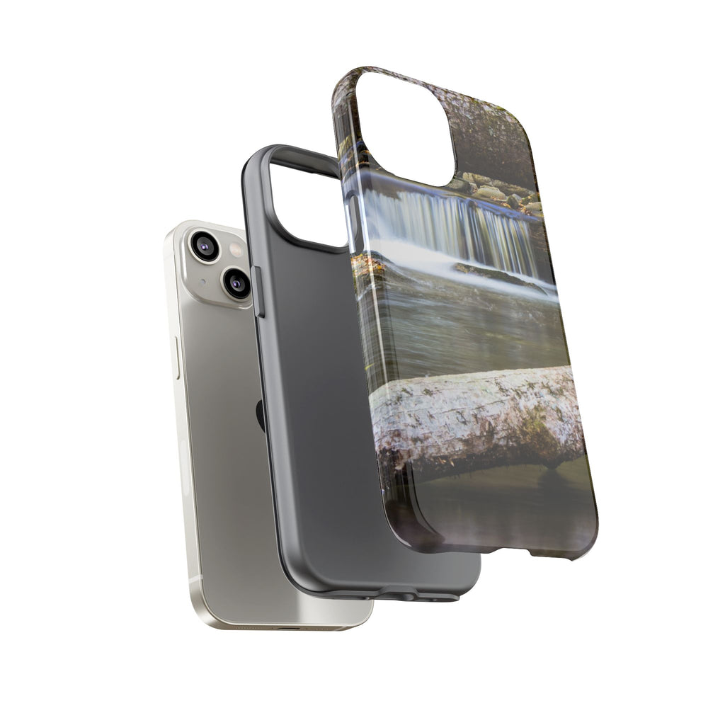 Nature-Inspired Phone Case, Tough Cases with Waterfall Design, Durable Phone Accessory, Outdoor Lover Gift, Nature Photography Case