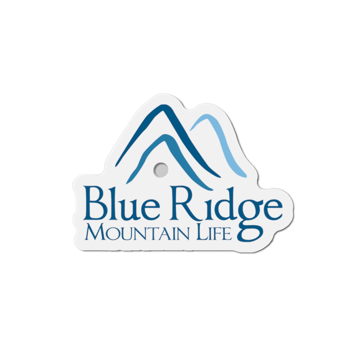 Blue Ridge Mountain Life Die-Cut Magnet, Nature Lover Gift, Home Decor, Travel Souvenir, Fridge Decoration, Mountain Theme