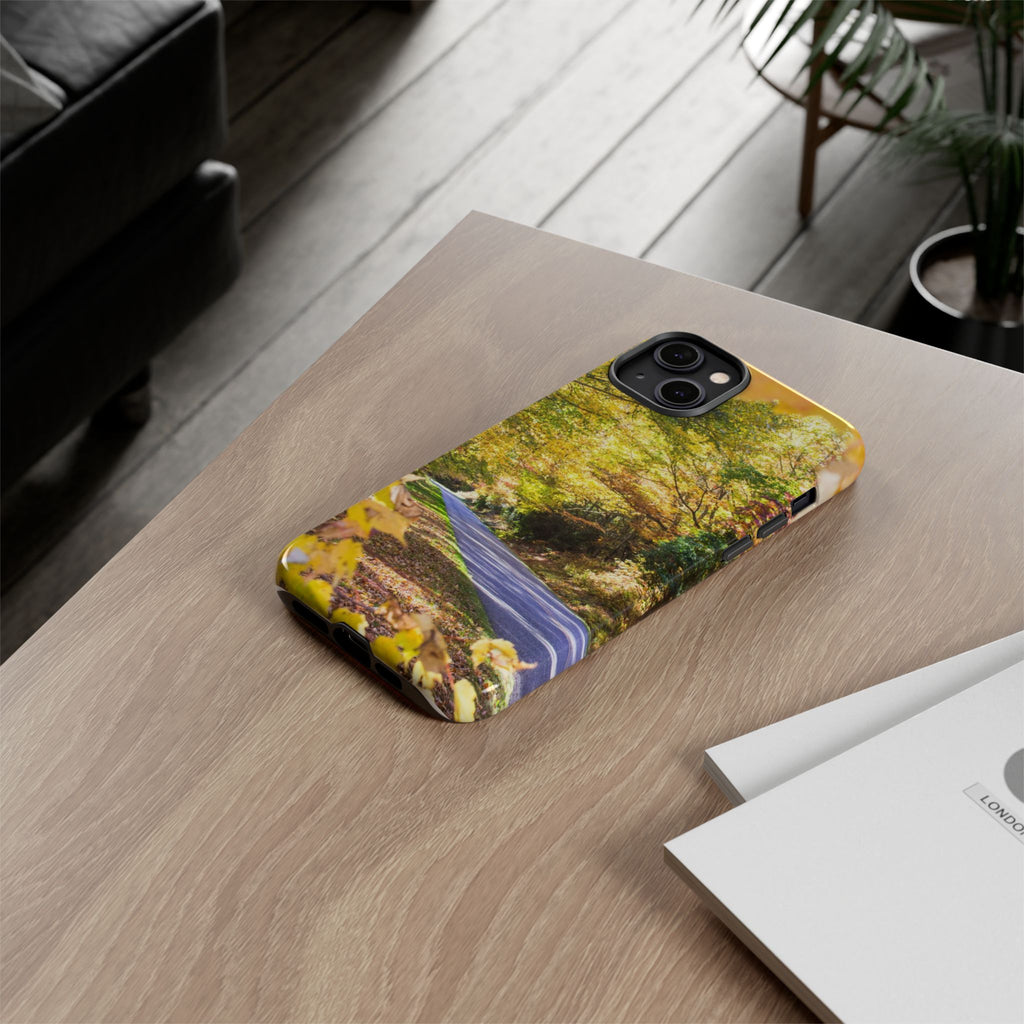 Autumn Landscape Phone Case - Nature Lover Gift, Fall Decor, Eco-Friendly Case, Phone Accessory for Hiking Enthusiasts