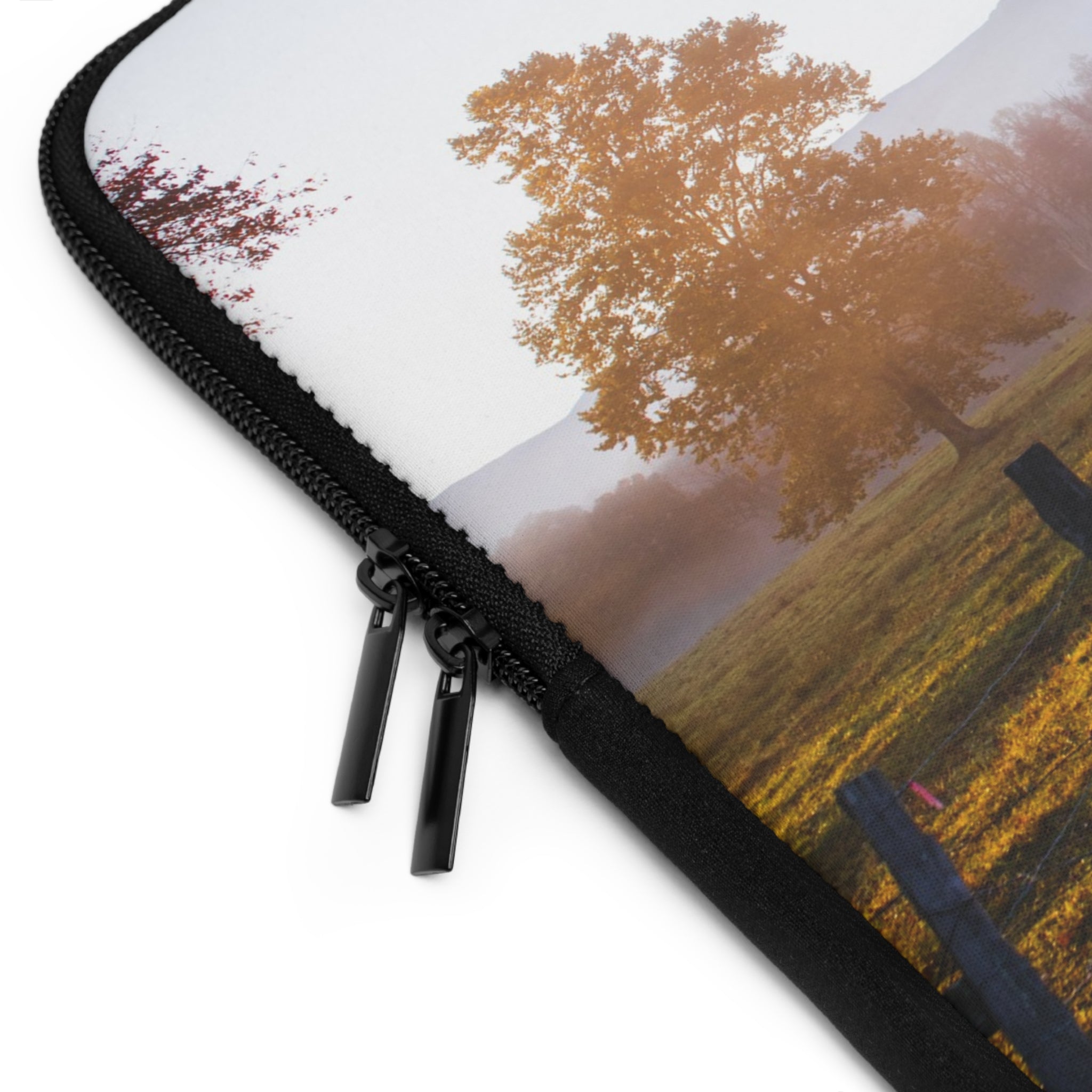 Serene Landscape Laptop Sleeve | Eco-friendly Tech Case, Nature Lover Gift, Back to School, Travel Companion, Stylish Protection