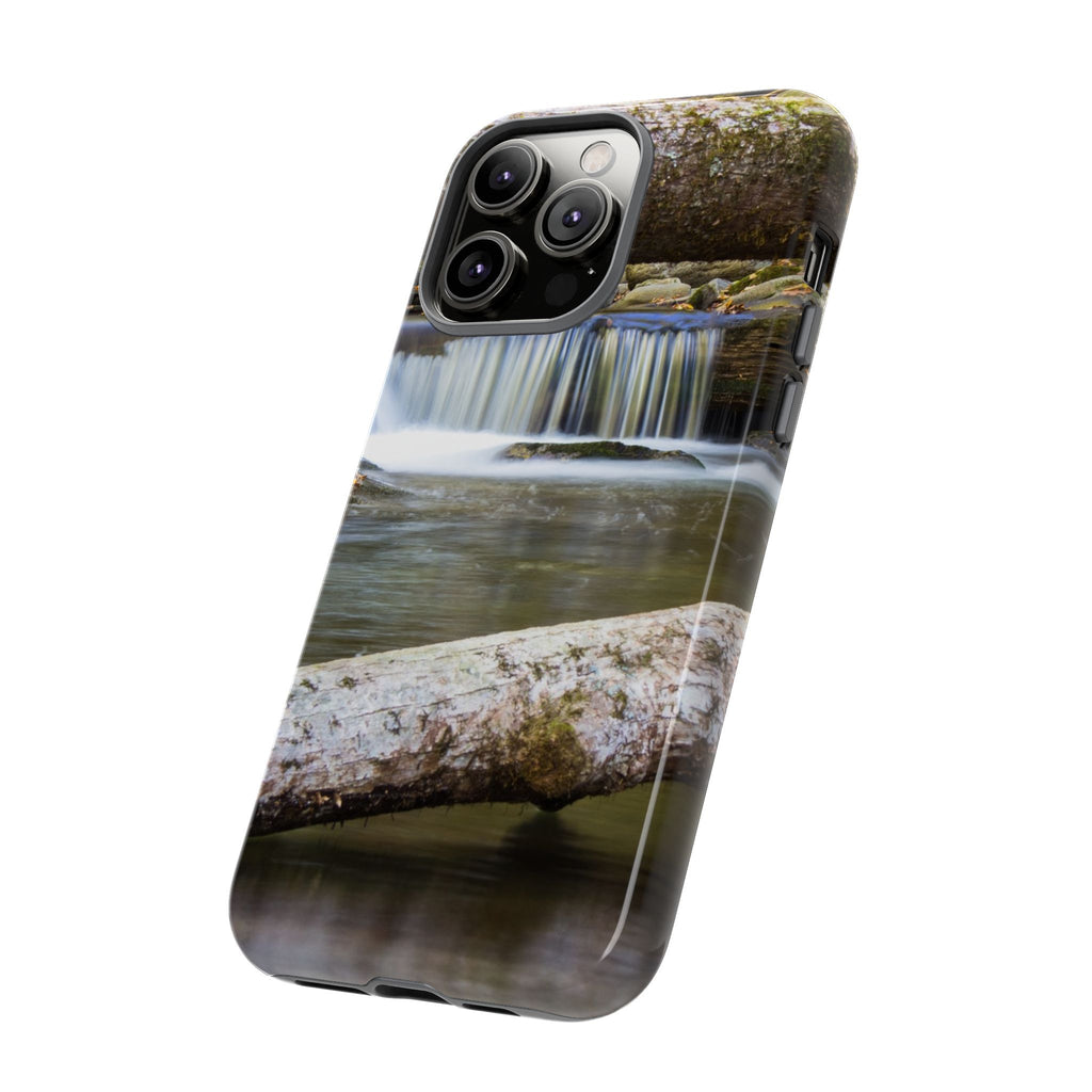 Nature-Inspired Phone Case, Tough Cases with Waterfall Design, Durable Phone Accessory, Outdoor Lover Gift, Nature Photography Case