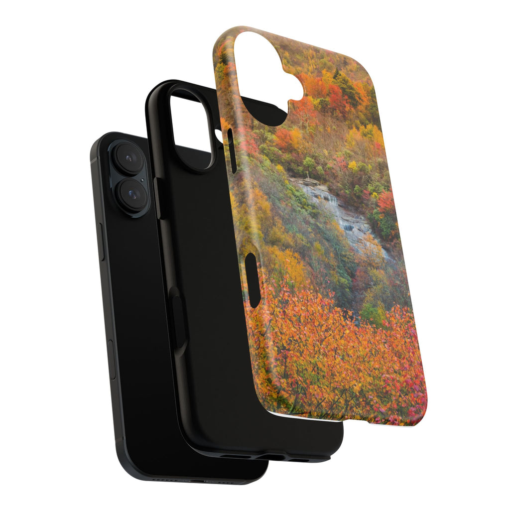 Nature-Inspired Phone Case, Tough Cases, Fall Landscape Design, Eco-Friendly, Protective Cover, Gifts for Nature Lovers
