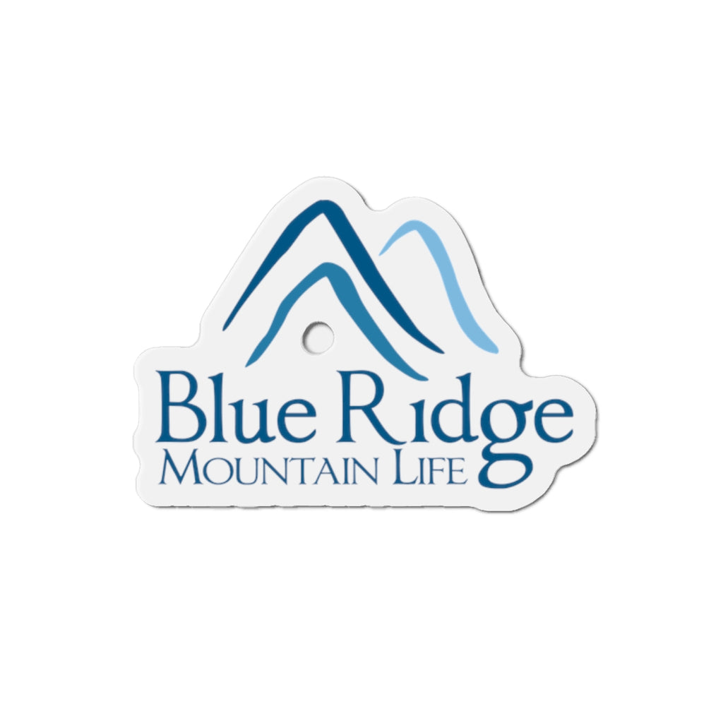 Blue Ridge Mountain Life Die-Cut Magnet, Nature Lover Gift, Home Decor, Travel Souvenir, Fridge Decoration, Mountain Theme