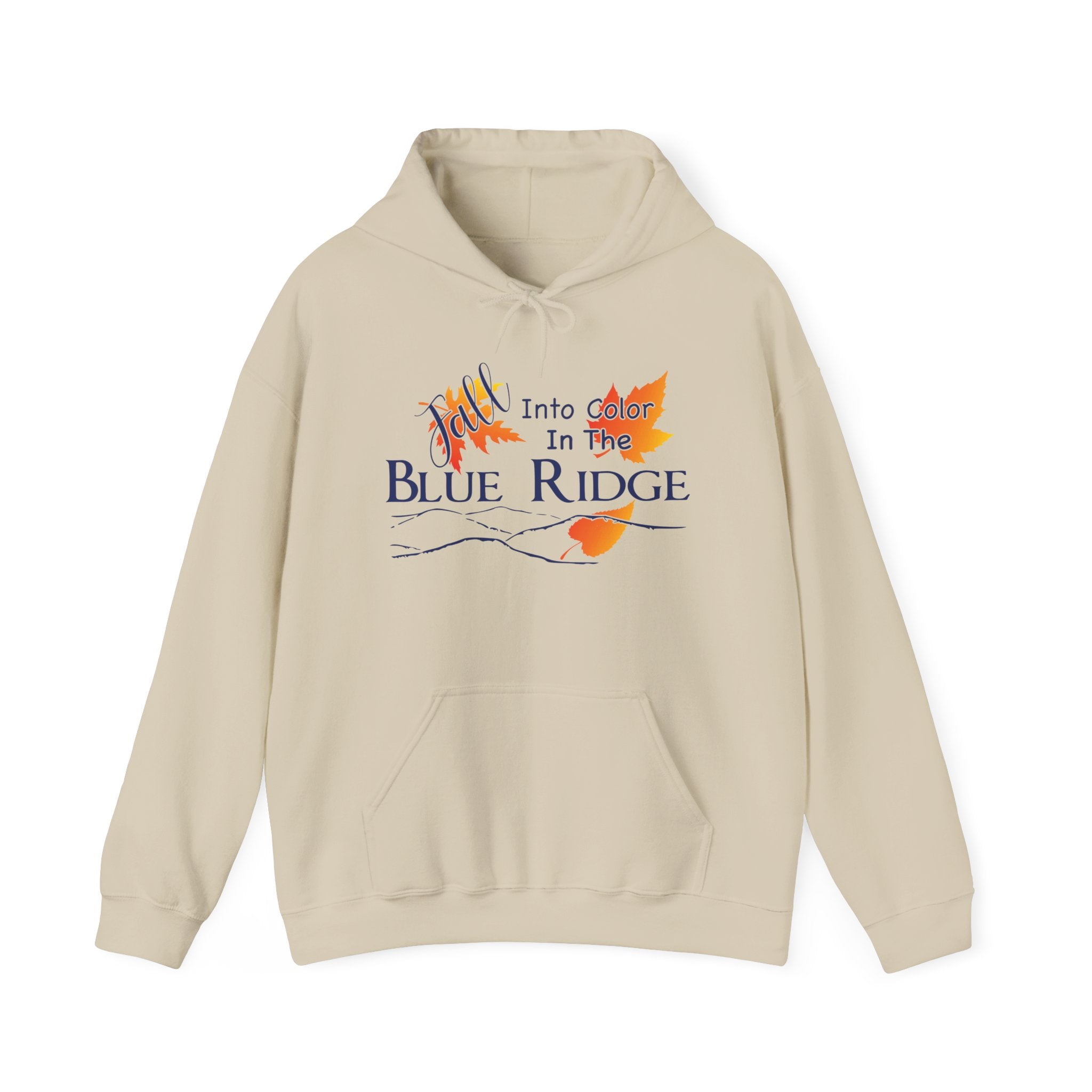 Fleece Hoodie - Fall Color in the Blue Ridge Mountains Graphic