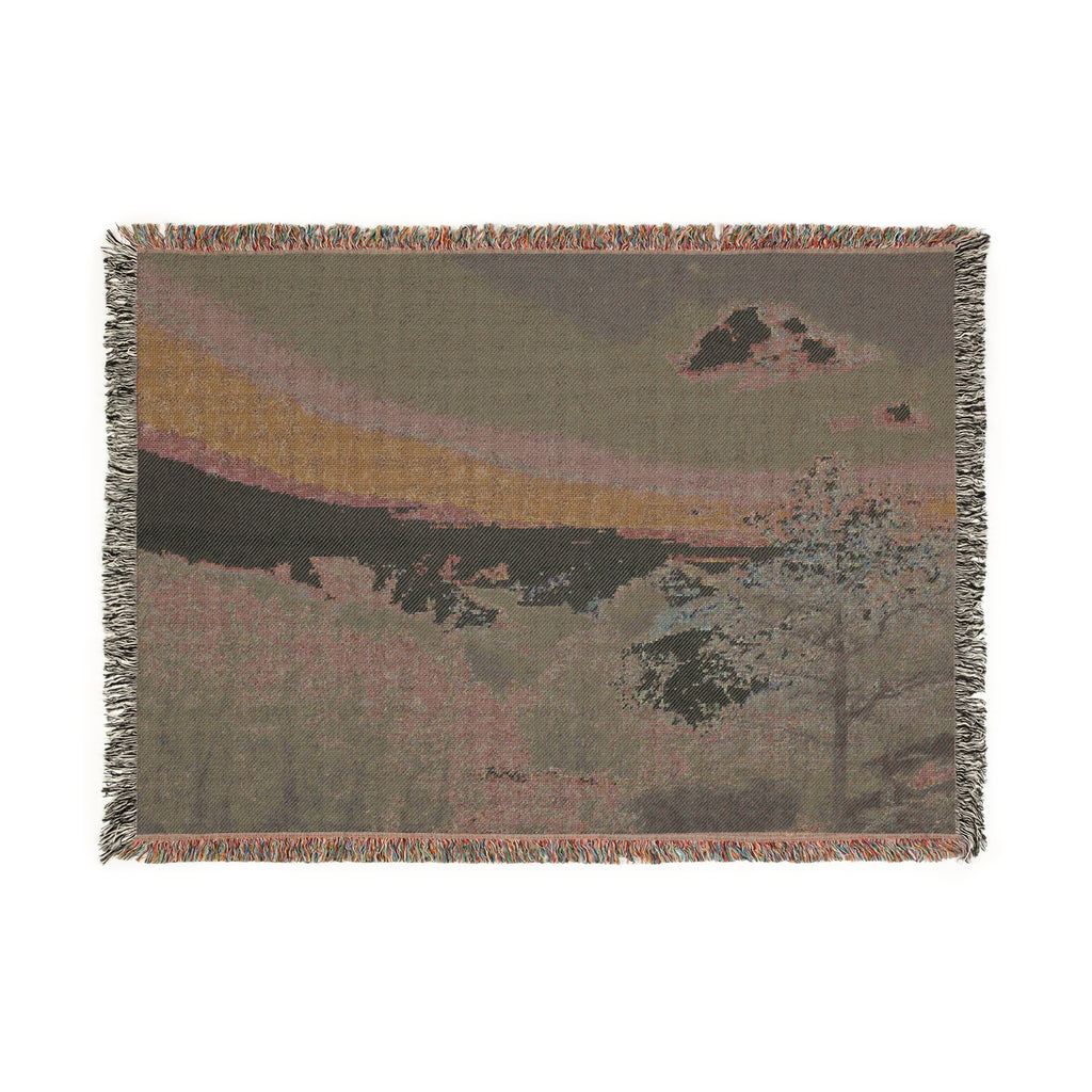 Cozy Scenic Woven Blanket - Perfect for Home Decor, Gifting, Warmth, Relaxation, Nature Lovers
