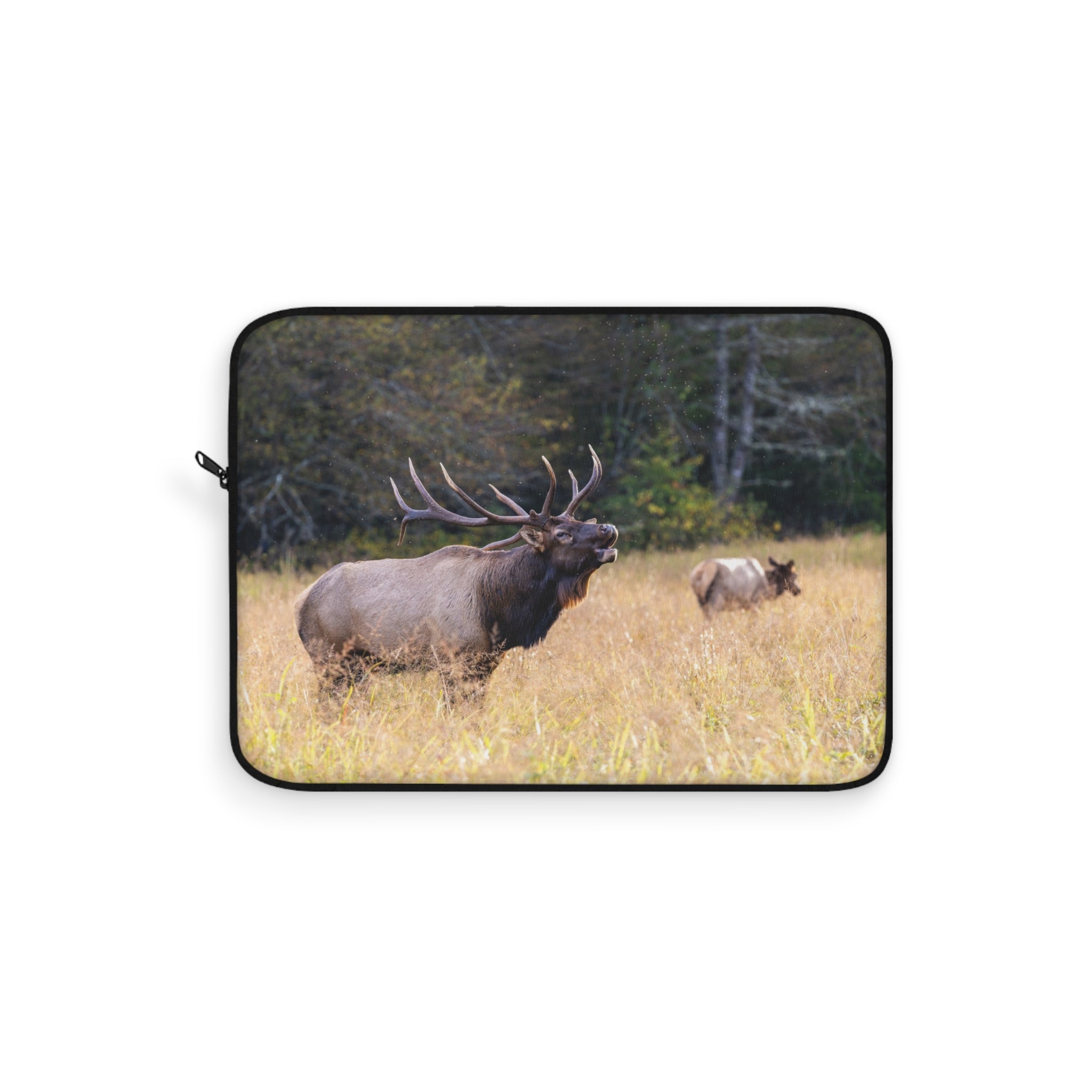 Nature-Inspired Laptop Sleeve with Majestic Elk Design, Wilderness Gift, Tech Accessories for Nature Lovers, Laptop Case, Travel Sleeve