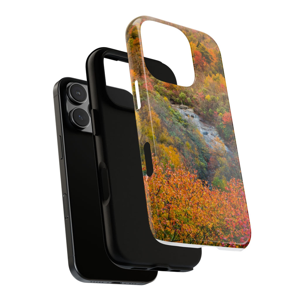 Nature-Inspired Phone Case, Tough Cases, Fall Landscape Design, Eco-Friendly, Protective Cover, Gifts for Nature Lovers
