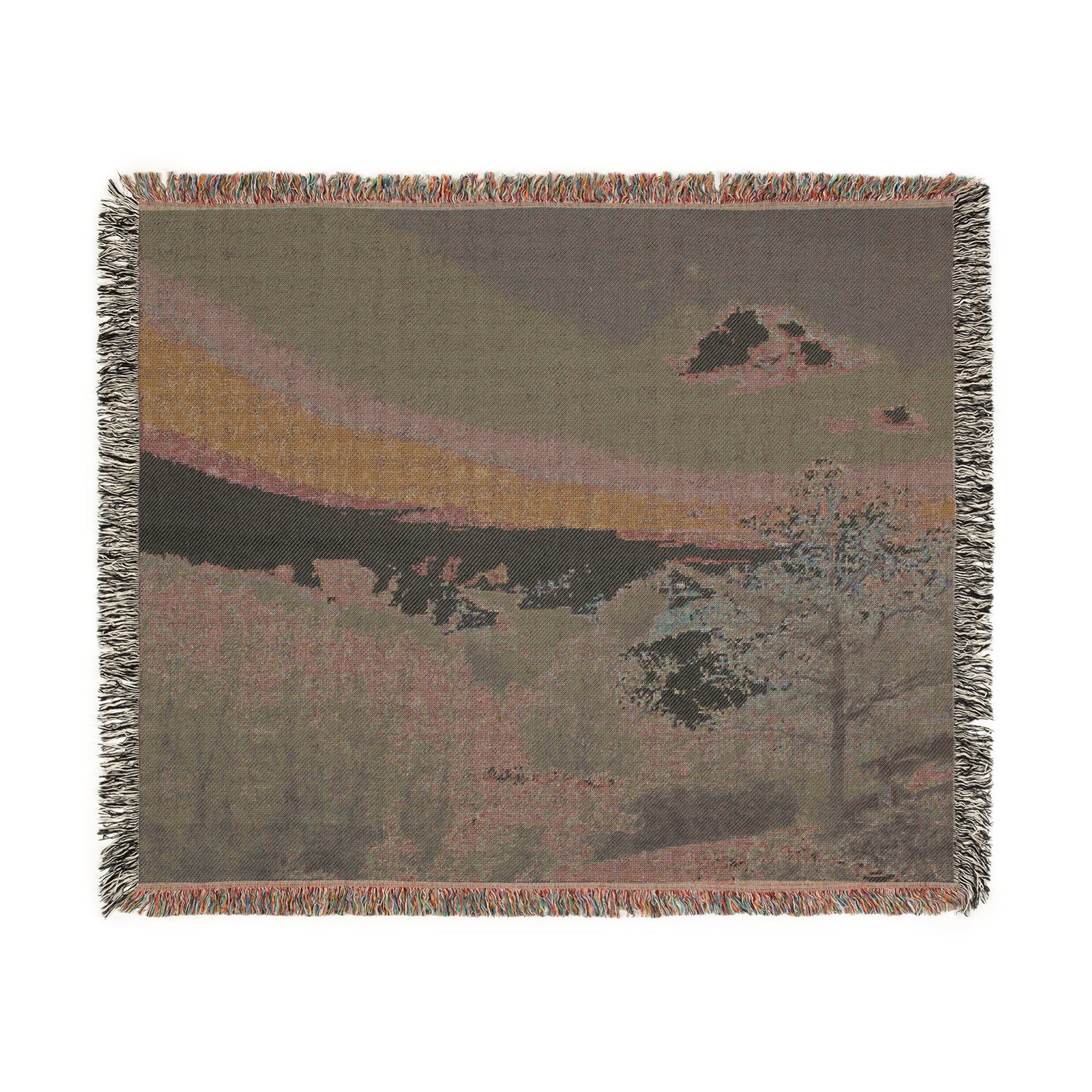 Cozy Scenic Woven Blanket - Perfect for Home Decor, Gifting, Warmth, Relaxation, Nature Lovers